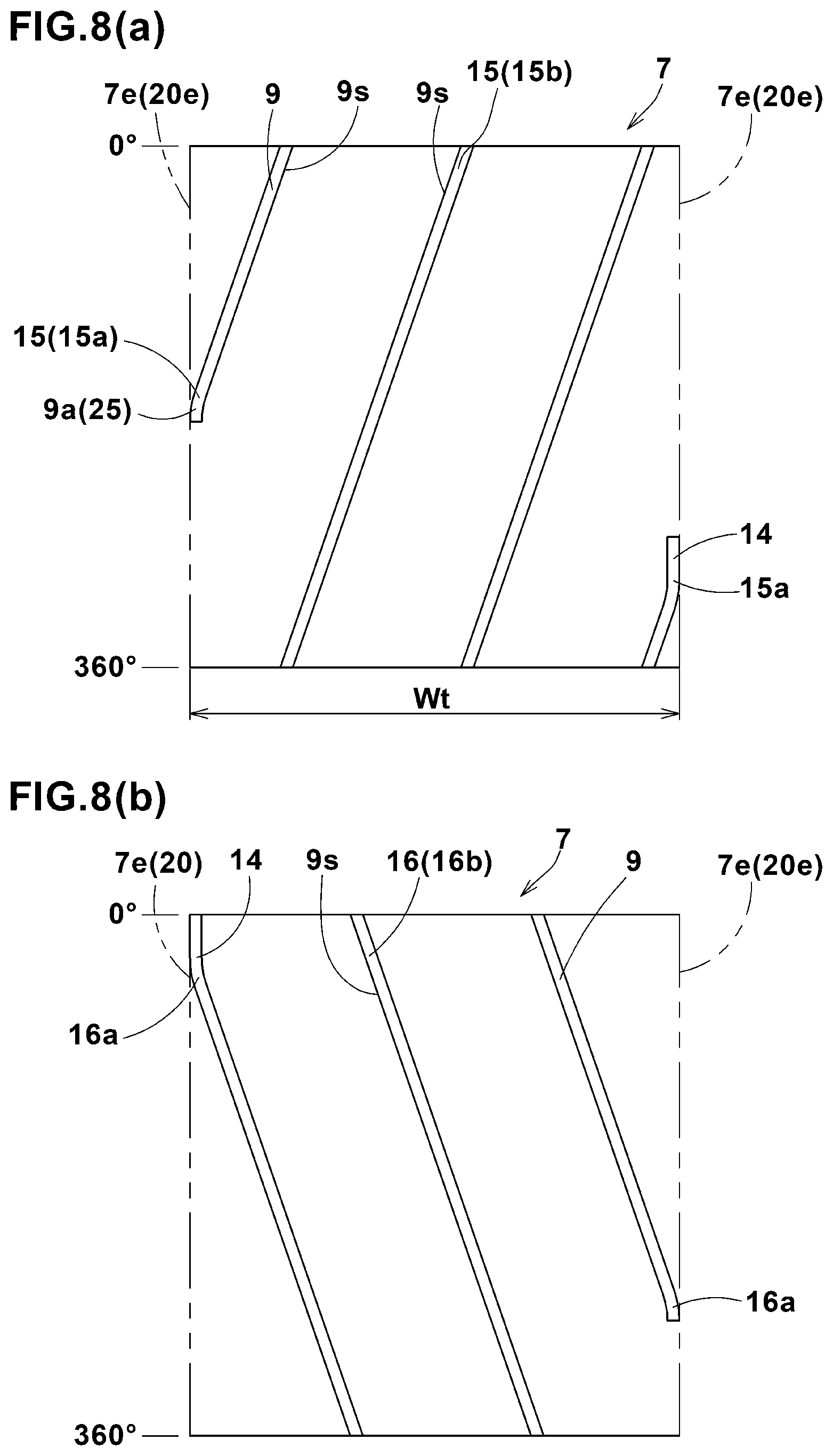 Patent US11772425 Figure 8 – Pneumatic tire