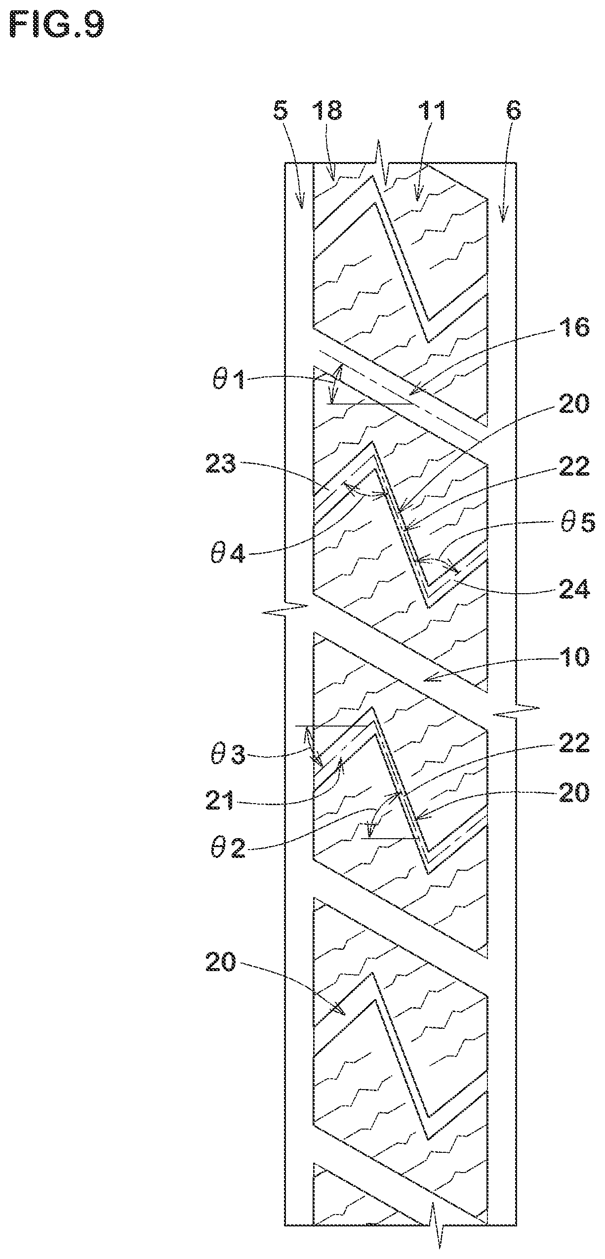 Patent US11772428 Figure 8 – Tire