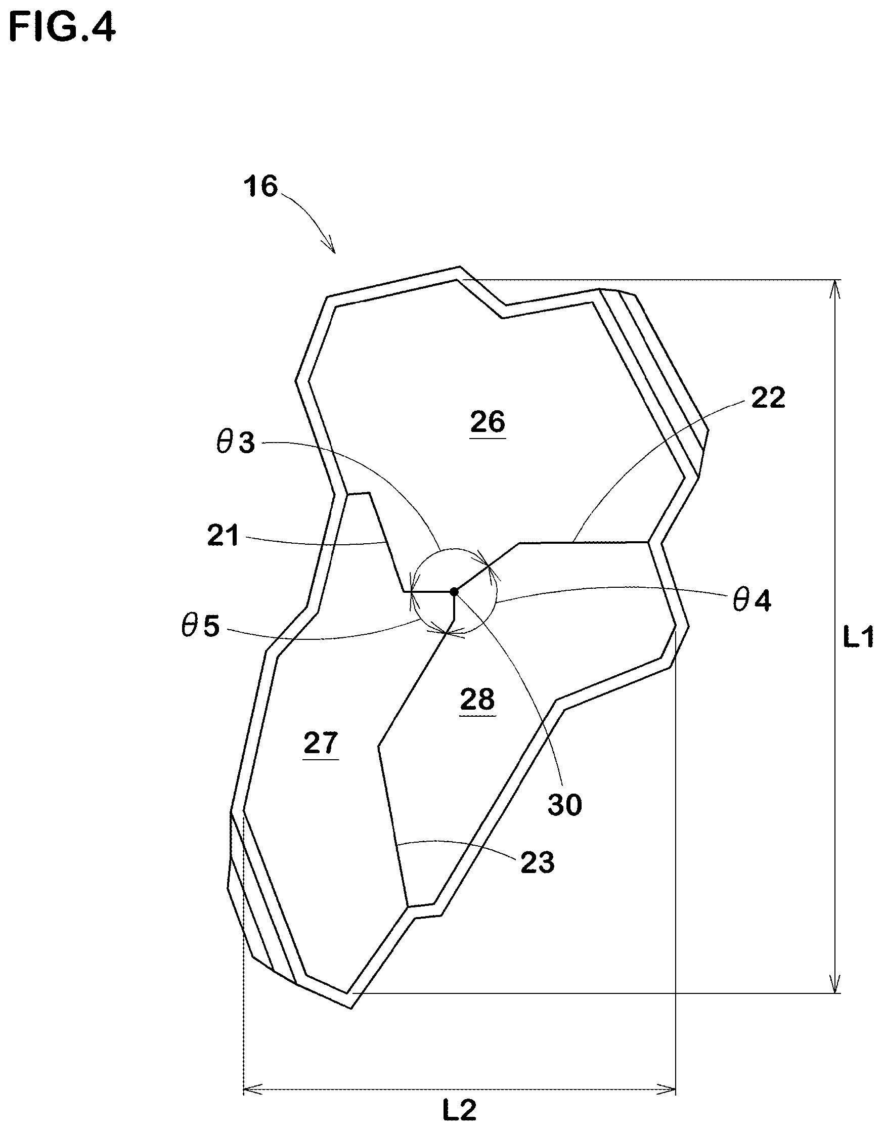 Patent US11772429 Figure 4 – Tire