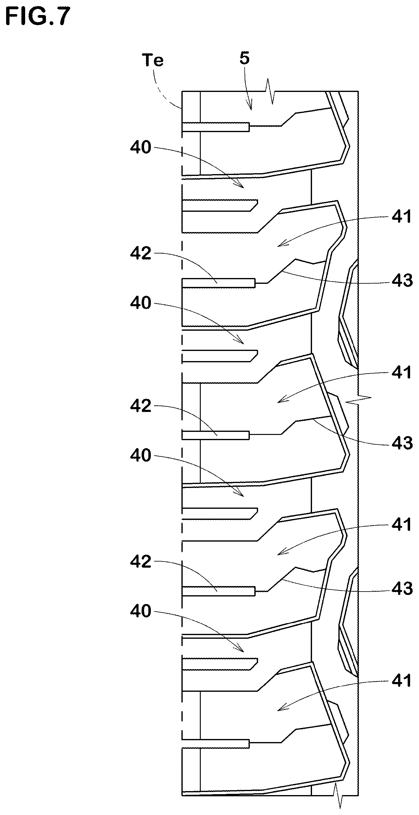 Patent US11772429 Figure 7 – Tire