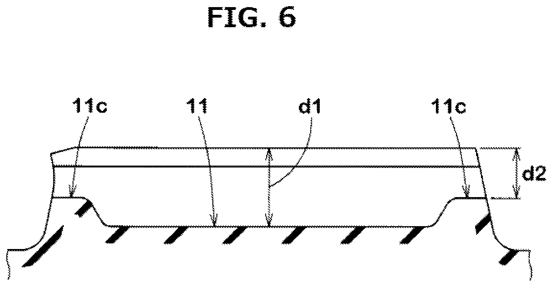 Patent US11772430 Figure 6 – Tire