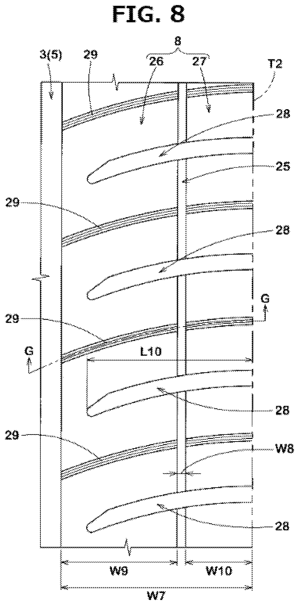 Patent US11772430 Figure 8 – Tire