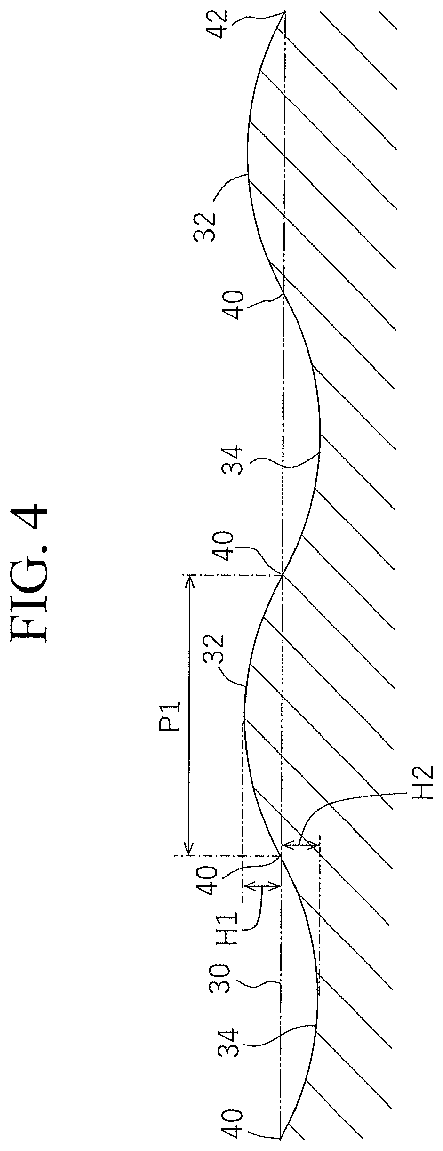 Patent US11772433 Figure 4 – Pneumatic tire