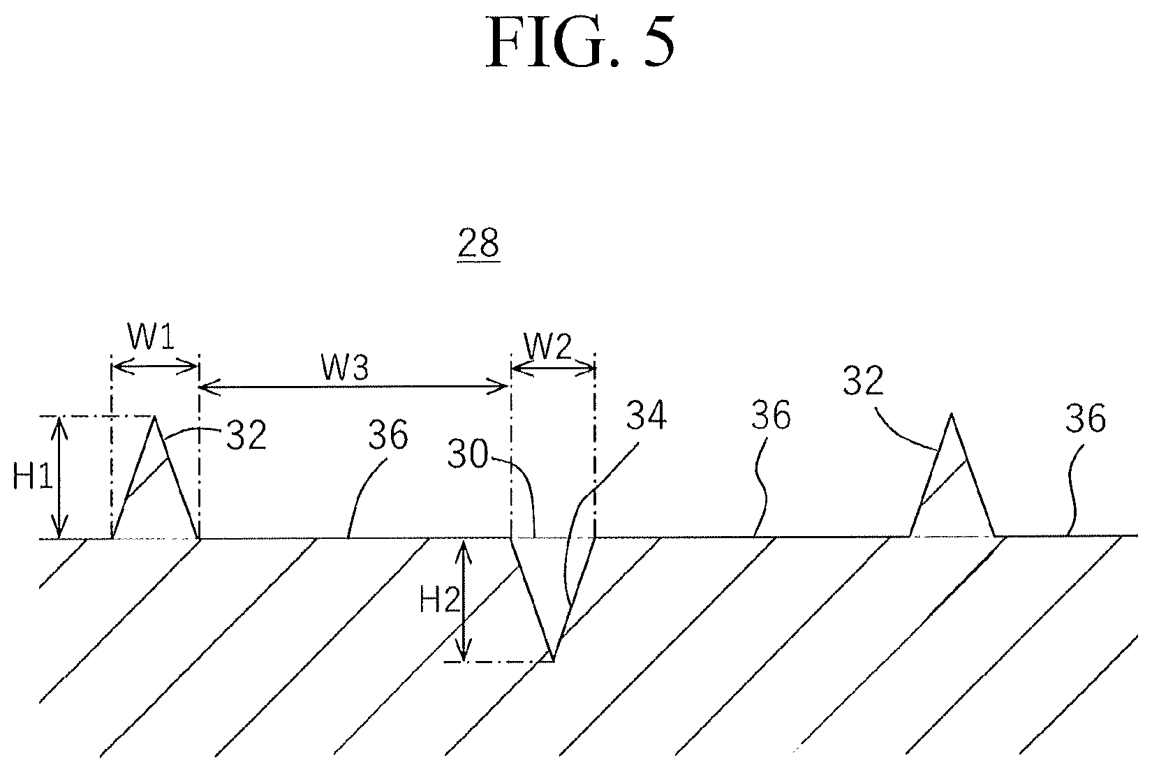 Patent US11772433 Figure 5 – Pneumatic tire