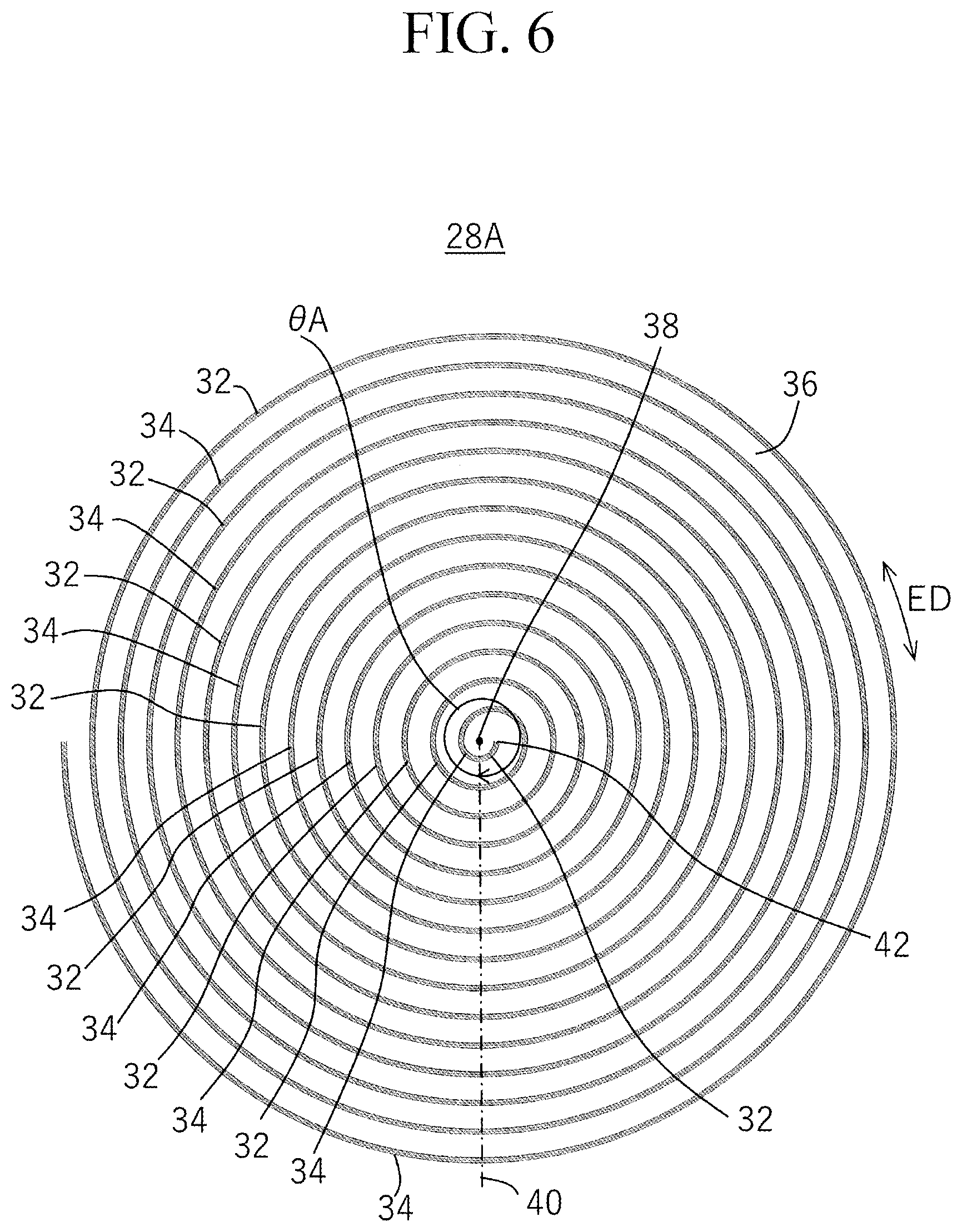 Patent US11772433 Figure 6 – Pneumatic tire