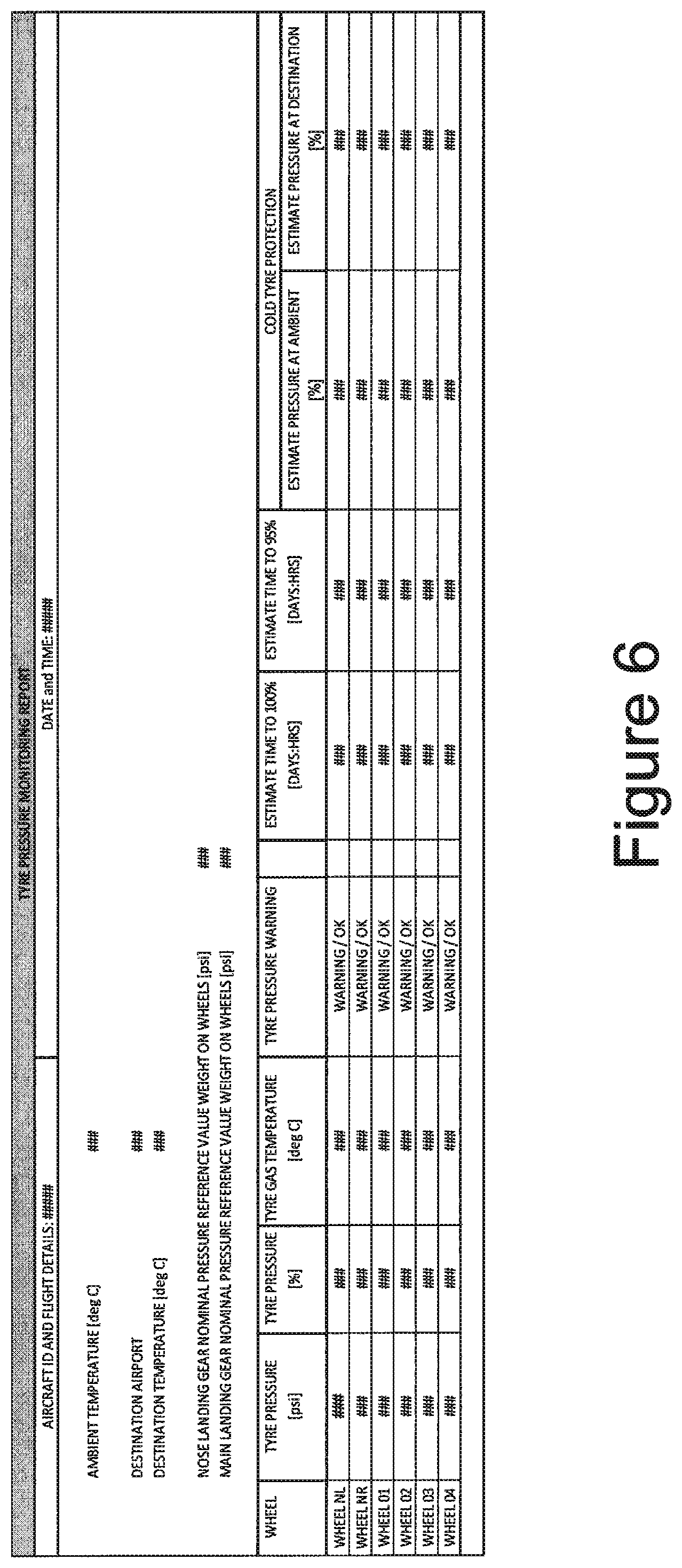Patent US11772434 Figure 4 – Method of monitoring the pressure of an aircraft tire