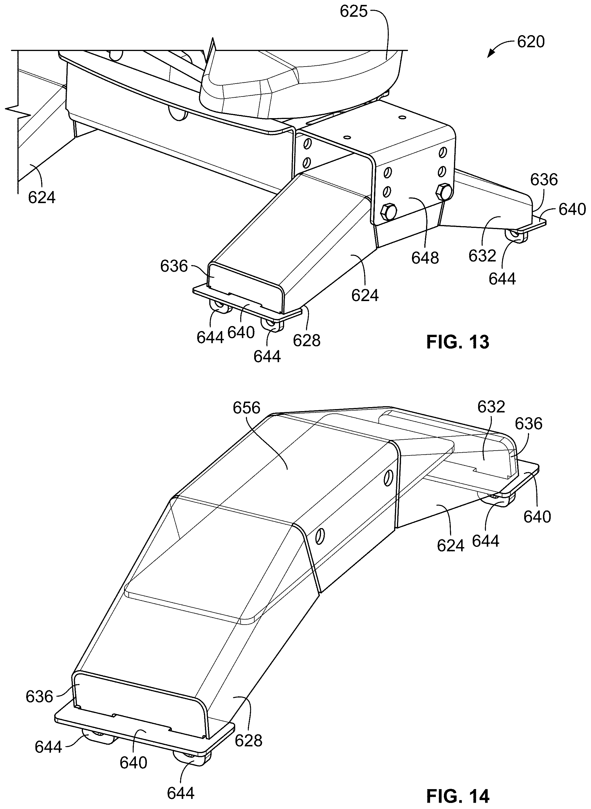 Patent US11772437 Figure 11 – Fifth wheel hitch mounting system