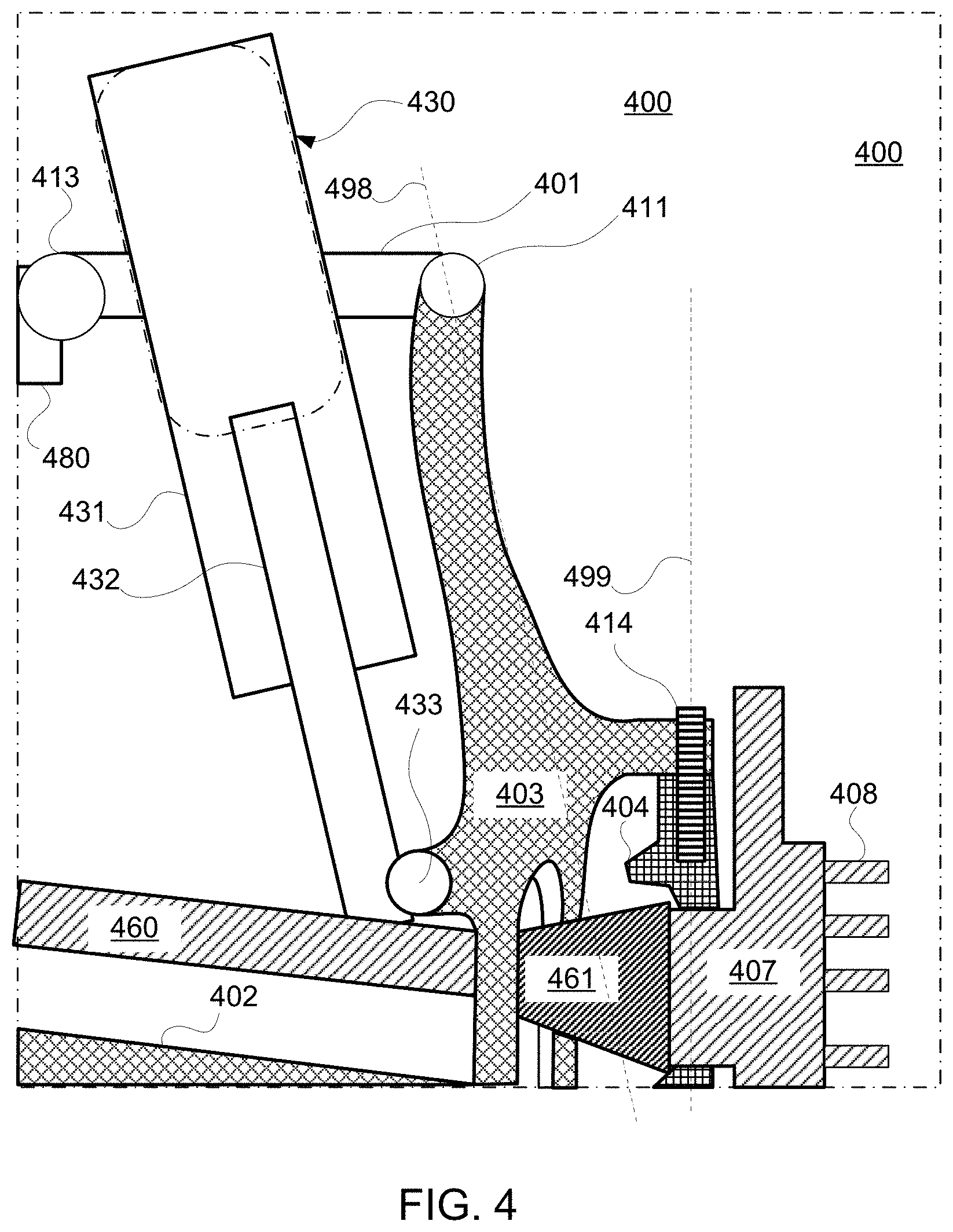 Patent US11772442 Figure 3 – Offset steering axis knuckle system
