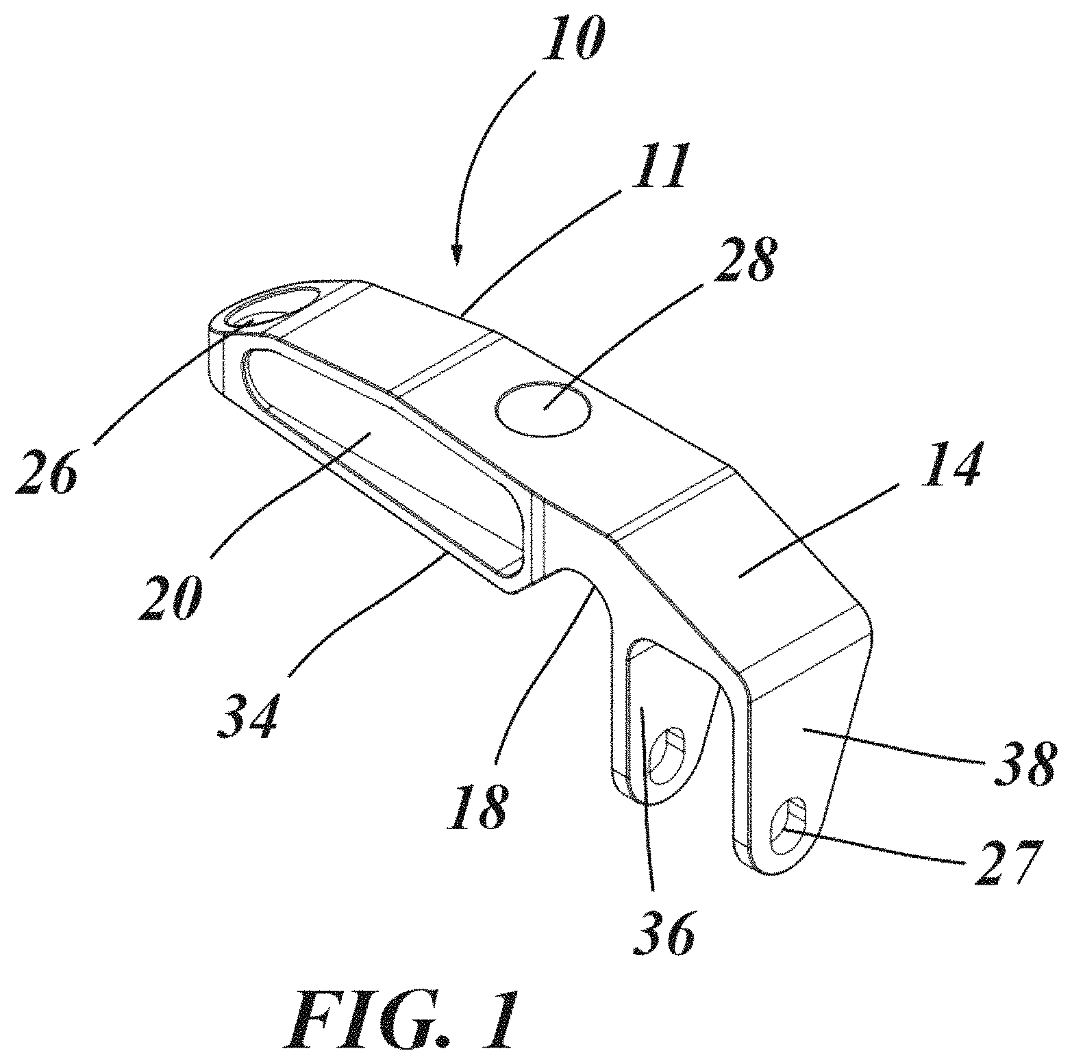 Patent US11772443 Figure 1 – Upper shock mount brace