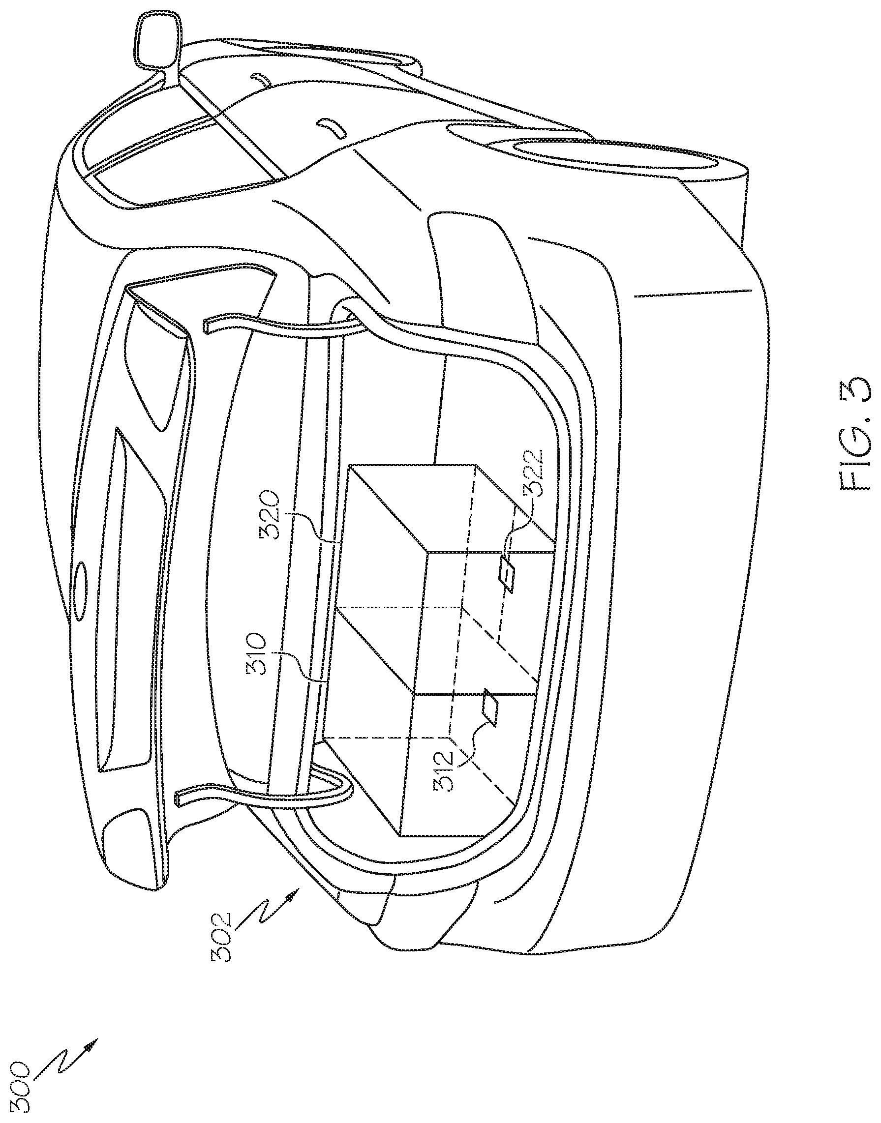 Patent US11772448 Figure 3 – Vehicle systems for controlling temperature of compartments for storing hems