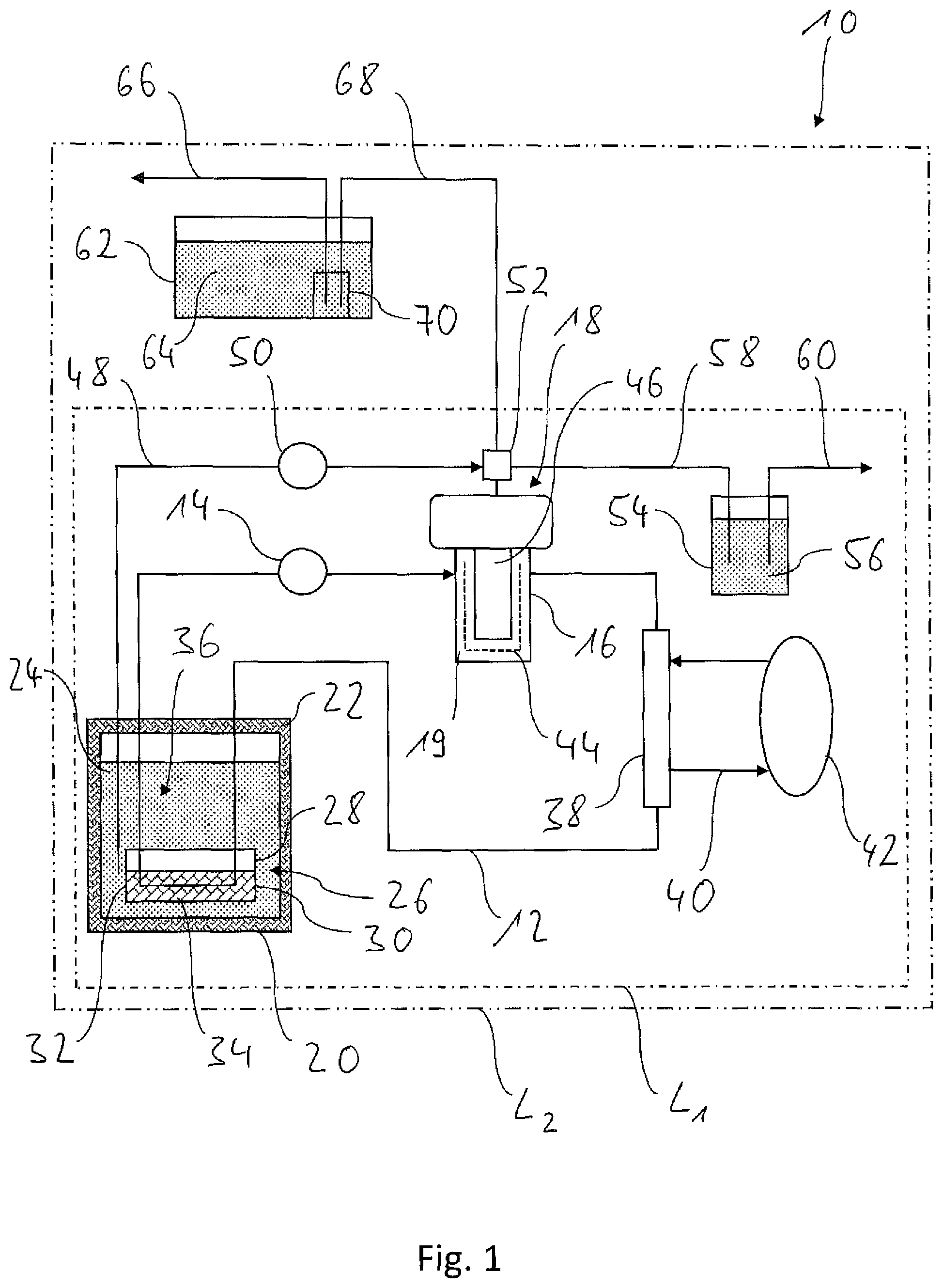 Patent US11772451 Figure 1 – Vehicle temperature control system