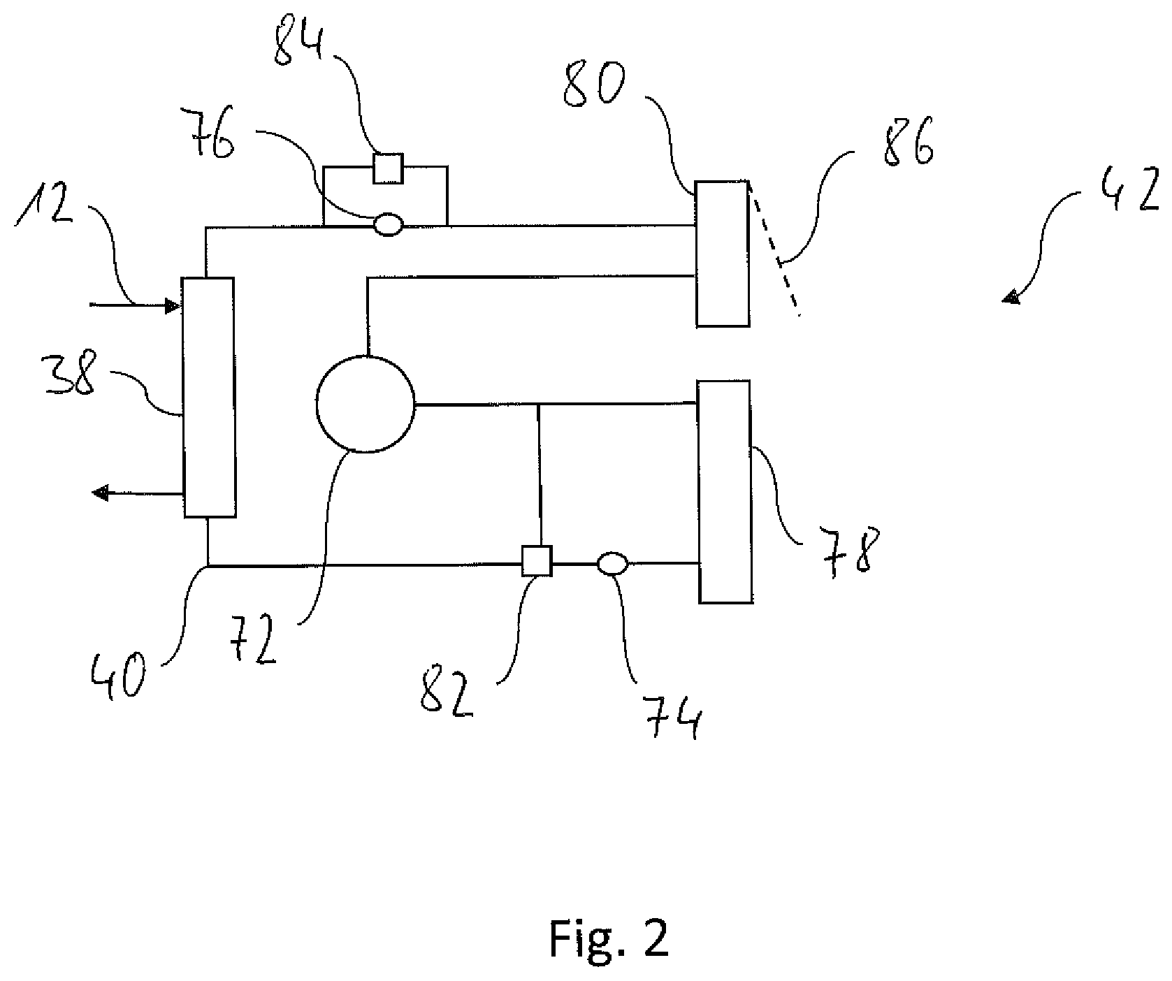 Patent US11772451 Figure 2 – Vehicle temperature control system