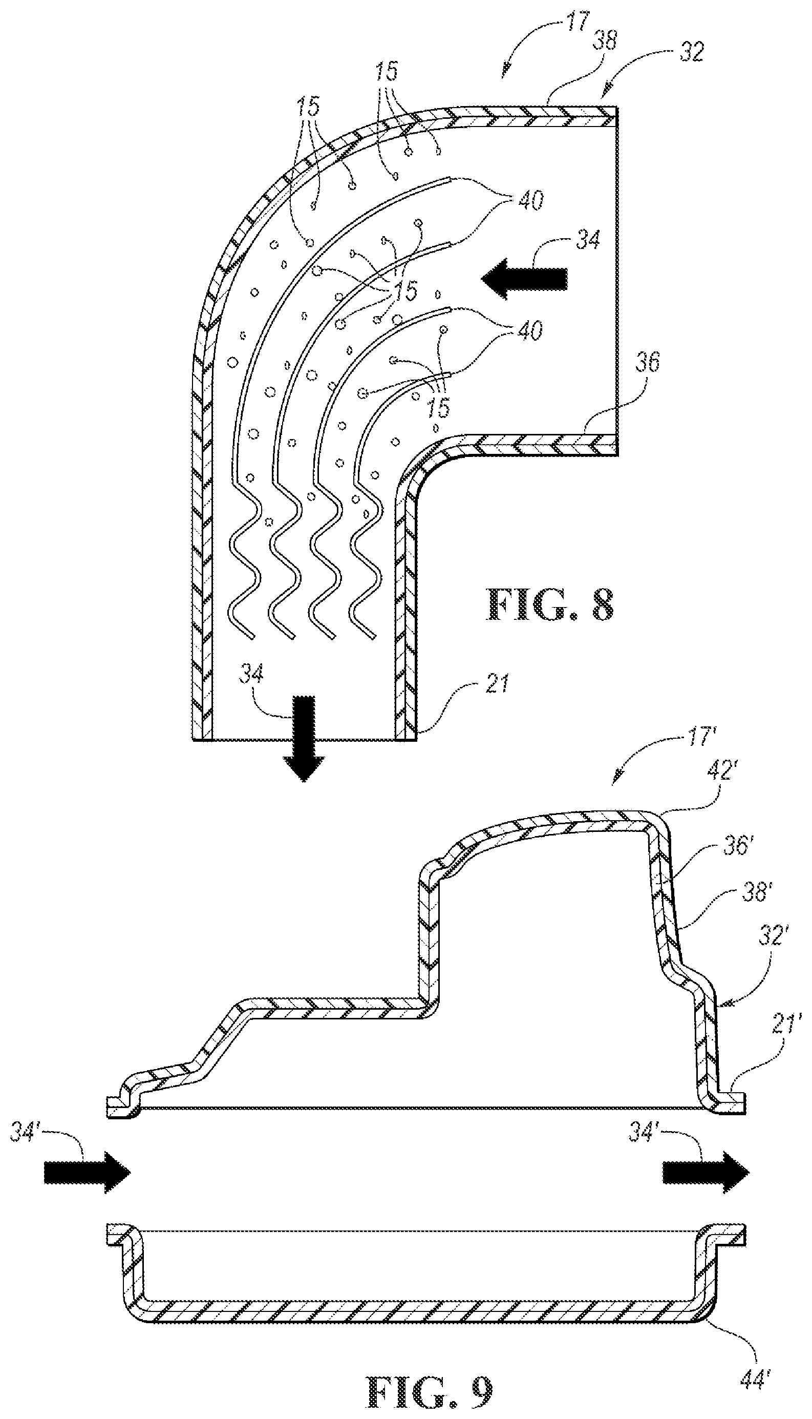 Patent US11772460 Figure 4 – Antimicrobial, injection molded air duct for use in an air distribution system