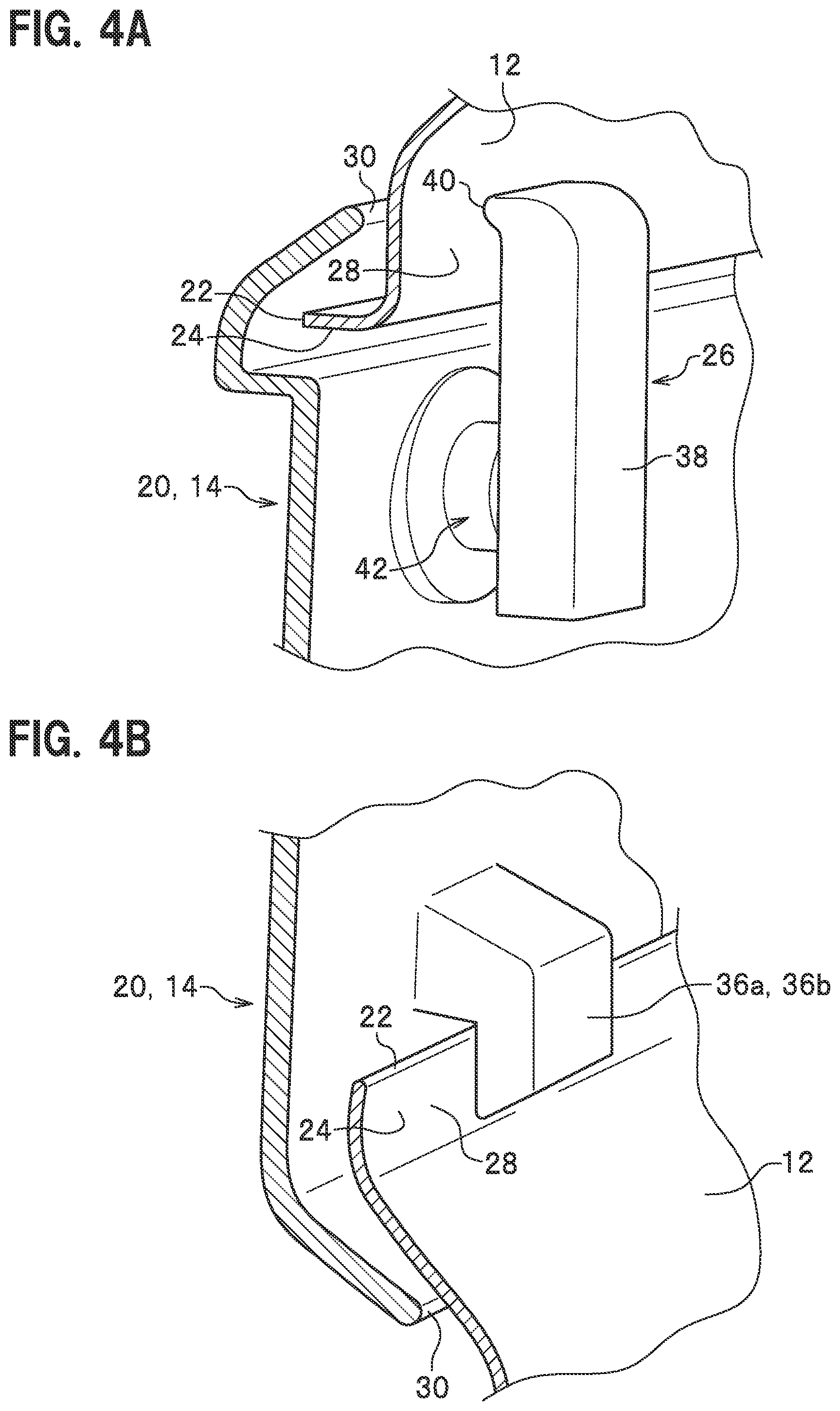 Patent US11772464 Figure 4 – Door structure and method of assembling vehicle door