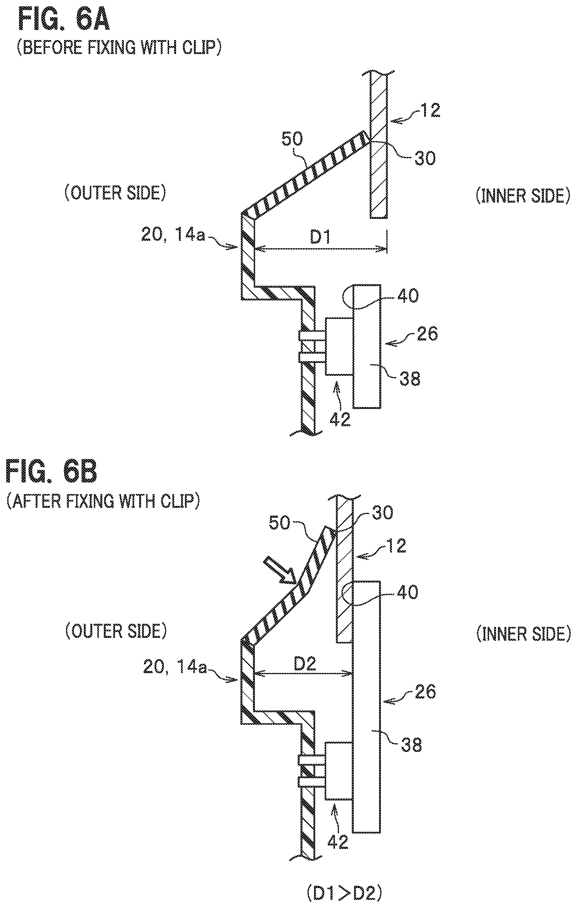 Patent US11772464 Figure 6 – Door structure and method of assembling vehicle door