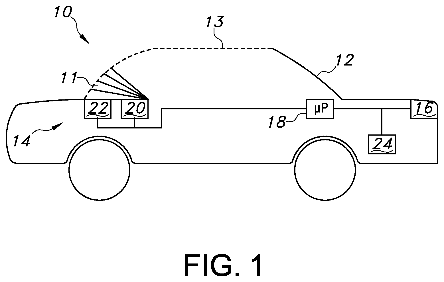 Patent US11772467 Figure 1 – Rain resistant system