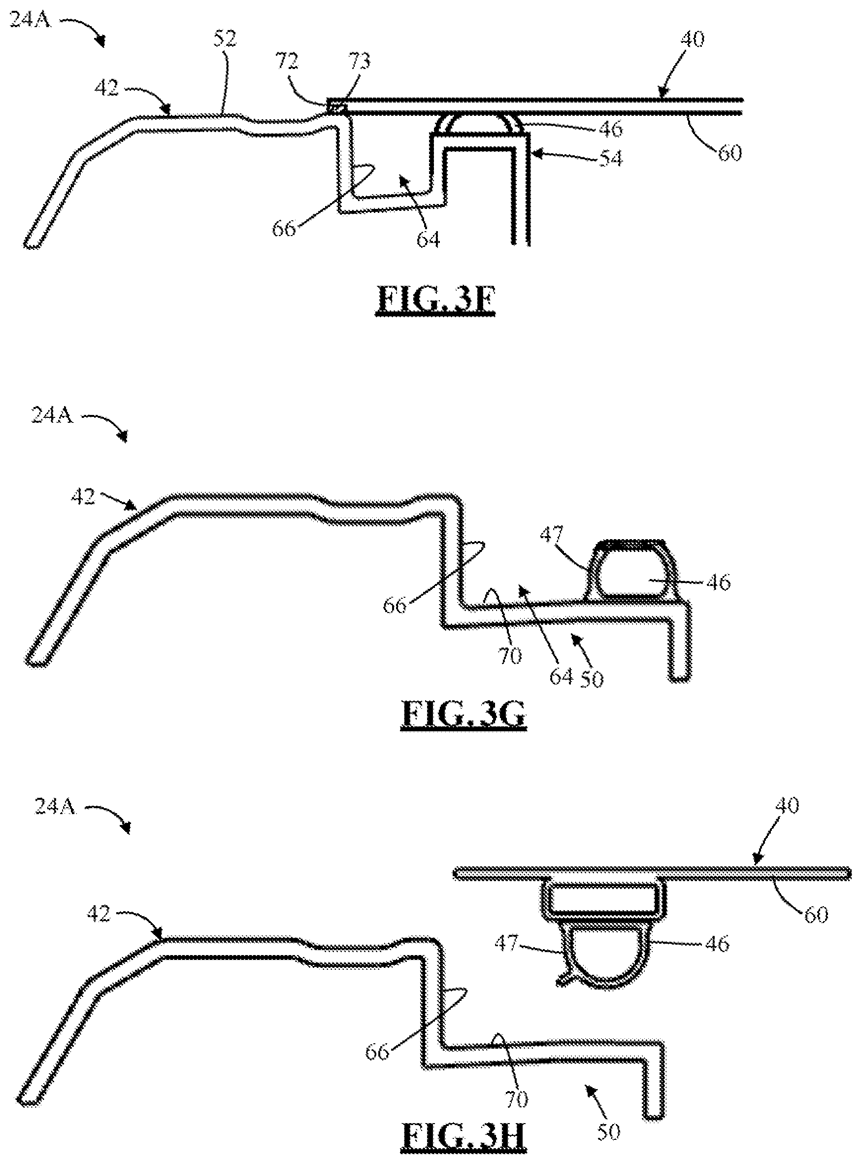 Patent US11772469 Figure 4 – Tonneau cover assembly with a fluid management system