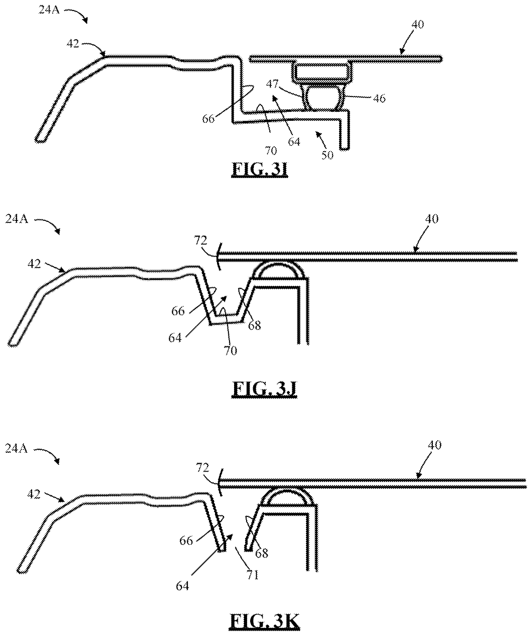 Patent US11772469 Figure 5 – Tonneau cover assembly with a fluid management system