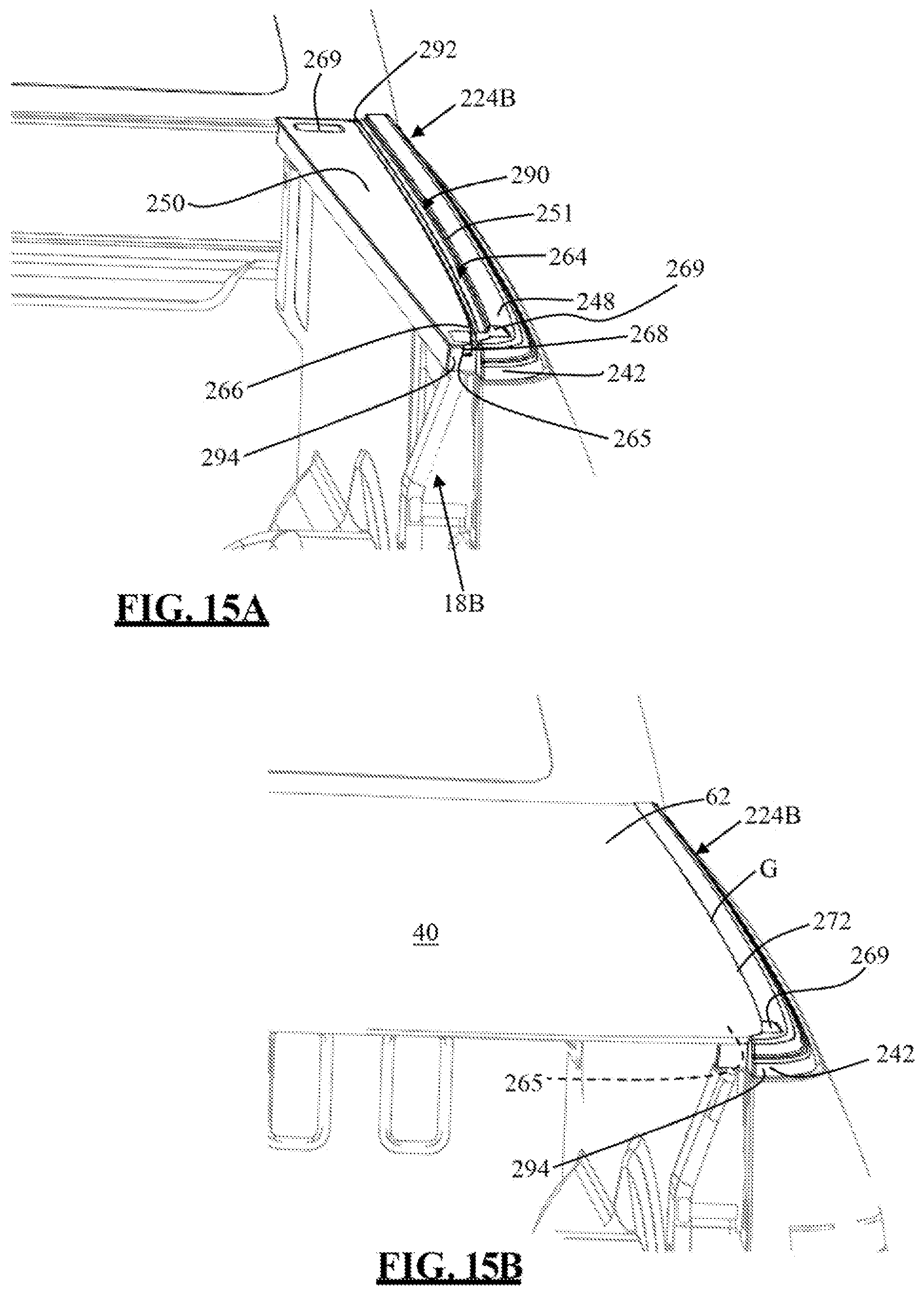 Patent US11772469 Figure 13 – Tonneau cover assembly with a fluid management system