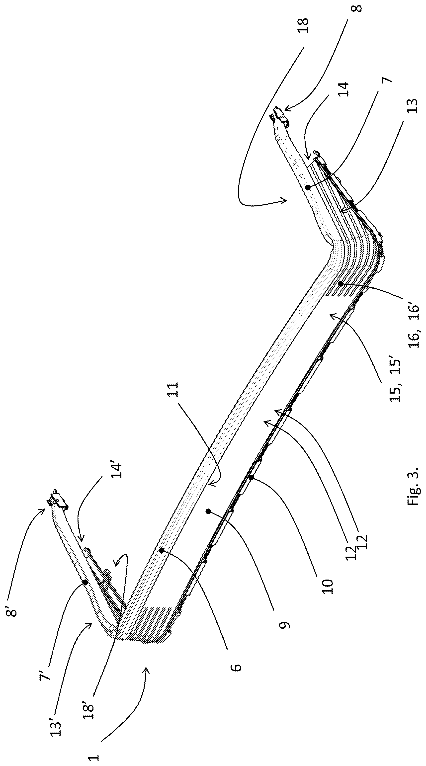 Patent US11772470 Figure 3 – Wind deflector assembly