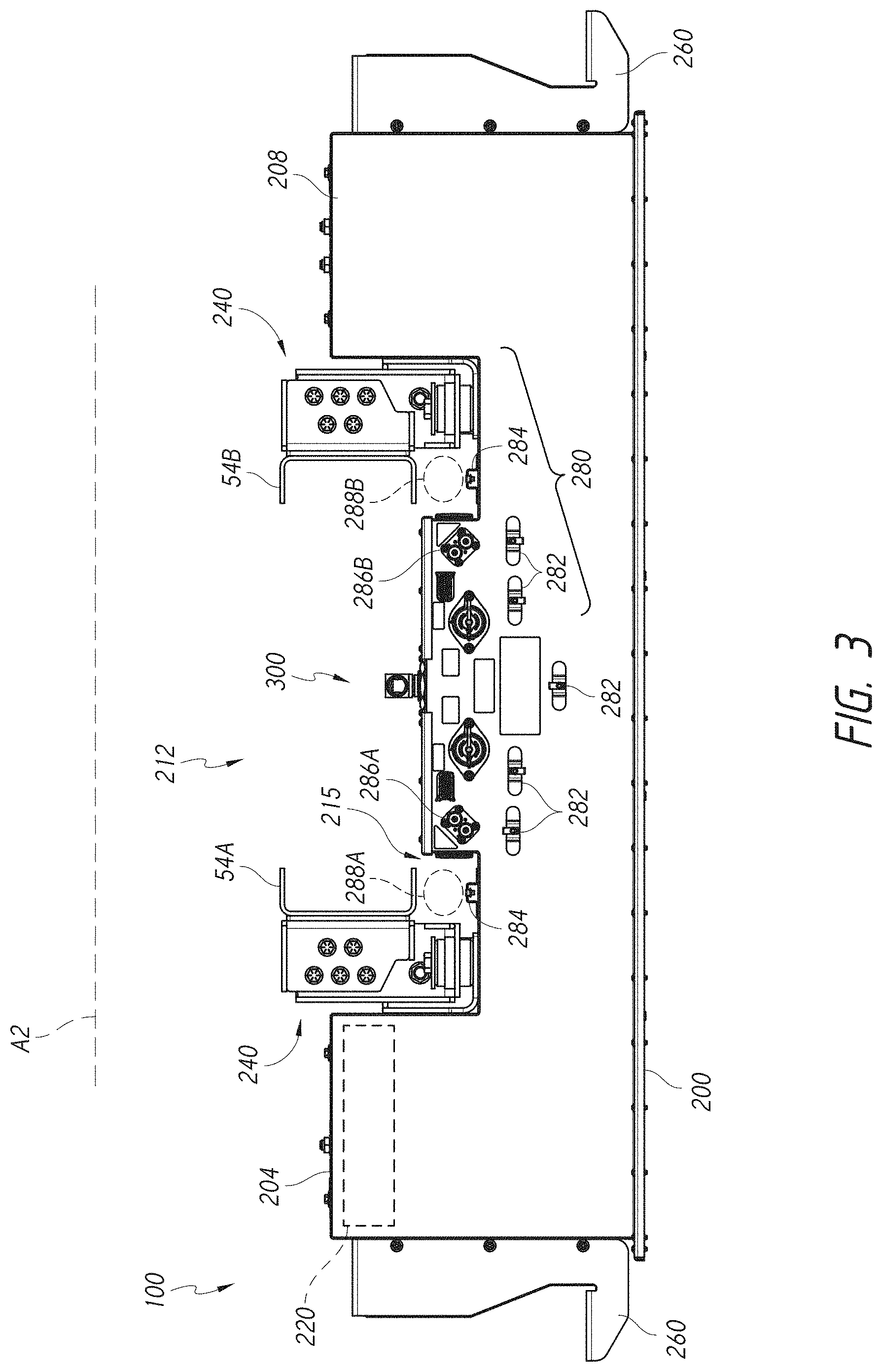 Patent US11772474 Figure 3 – Electric powertrain system for heavy duty vehicles
