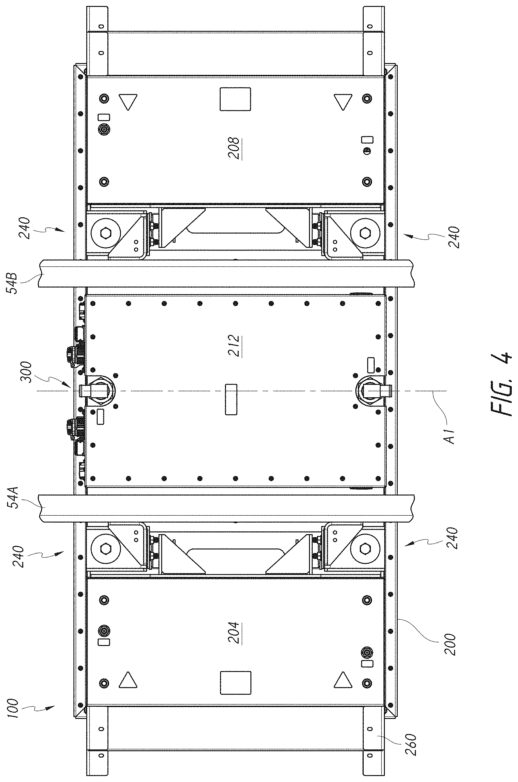 Patent US11772474 Figure 7 – Electric powertrain system for heavy duty vehicles