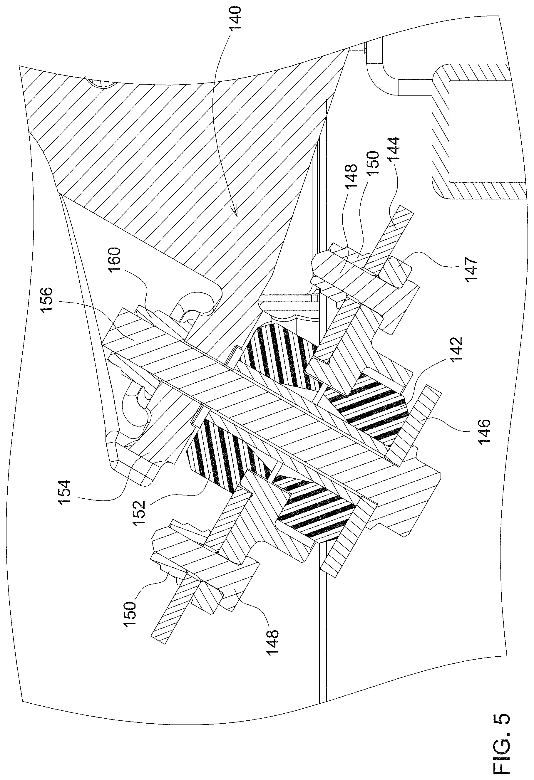 Patent US11772476 Figure 5 – Utility vehicle automatic transmission powertrain mounting