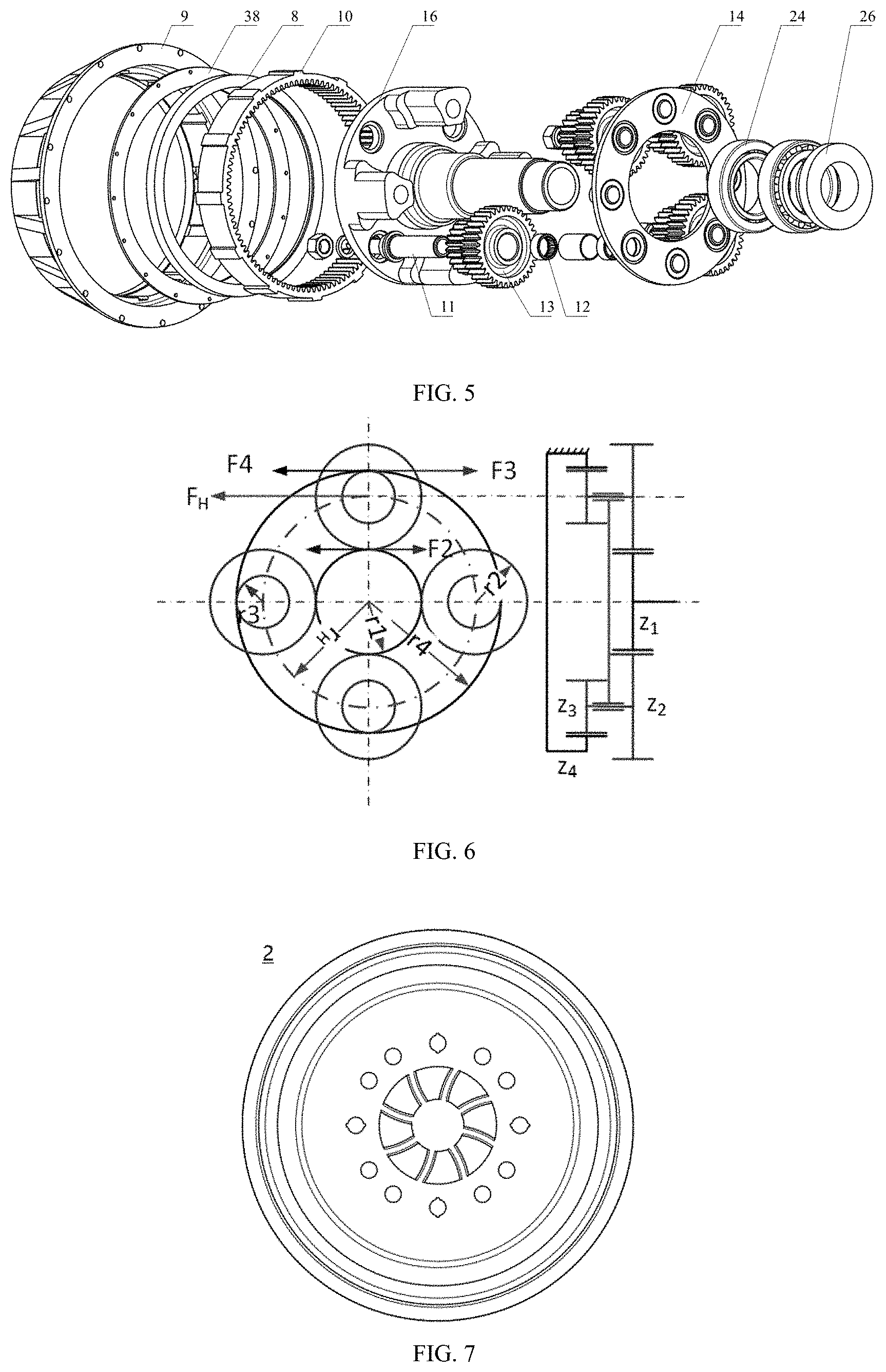 Patent US11772479 Figure 3 – Electric wheel assembly with integrated hub motor