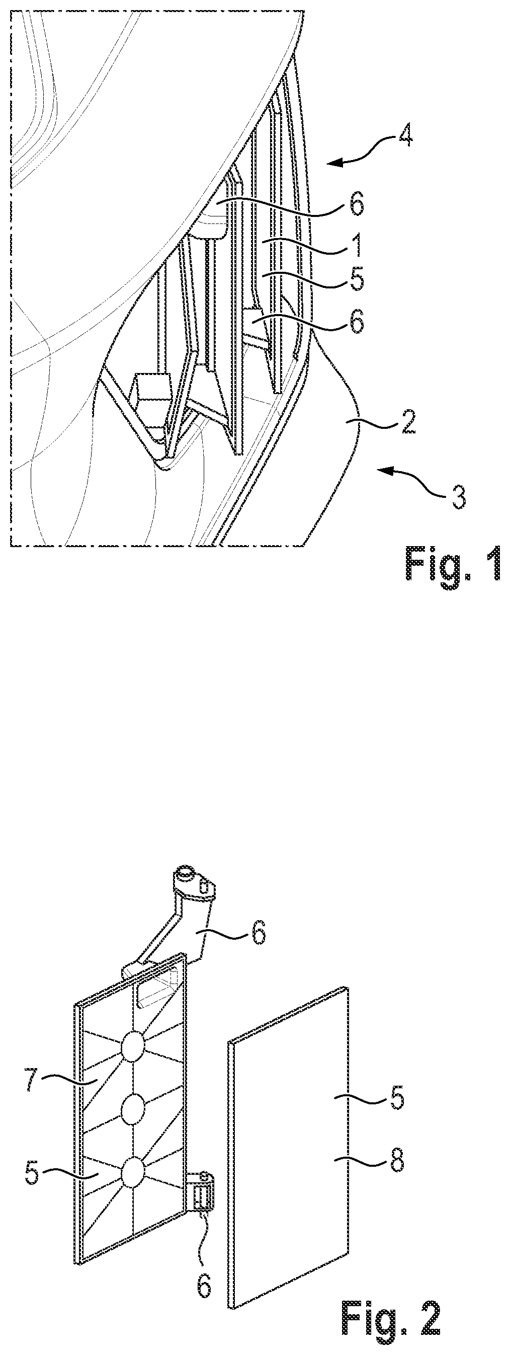 Patent US11772482 Figure 1 – Air guiding element