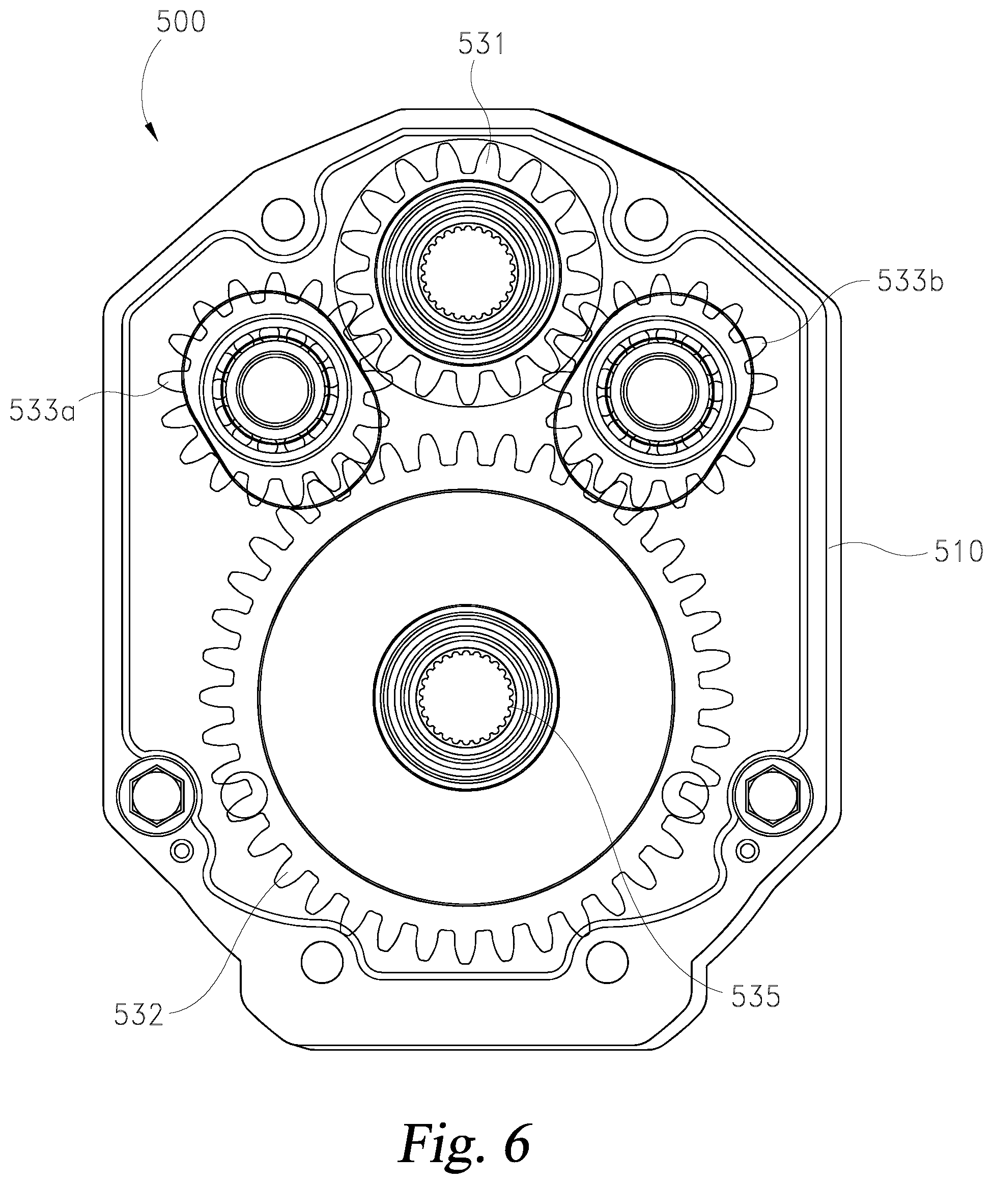 Patent US11772486 Figure 10 – Multi-gear-ratio portal gear box