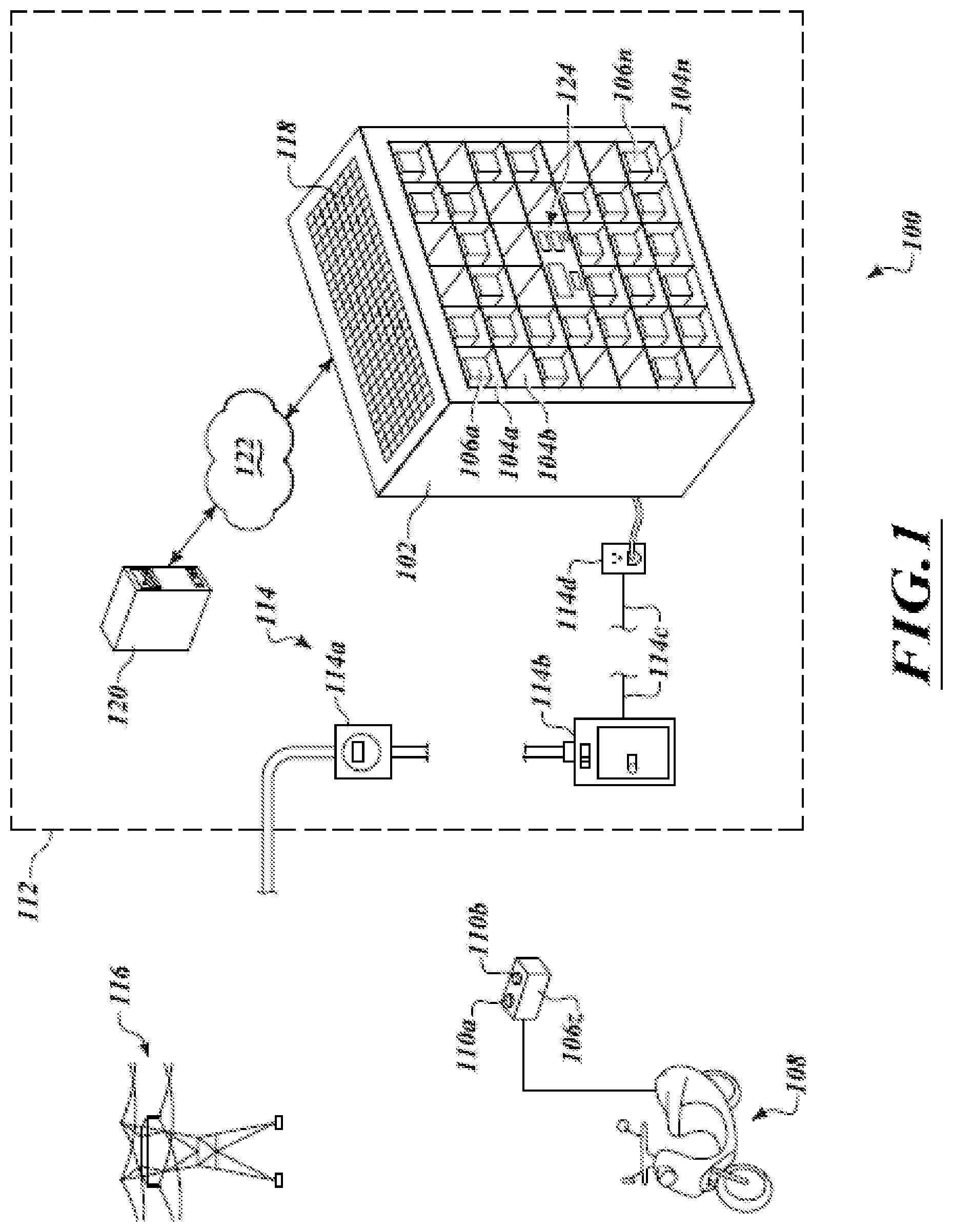 Patent US11772493 Figure 1 – Apparatus, method and article for authentication, security and control of power storage devices, such as batteries