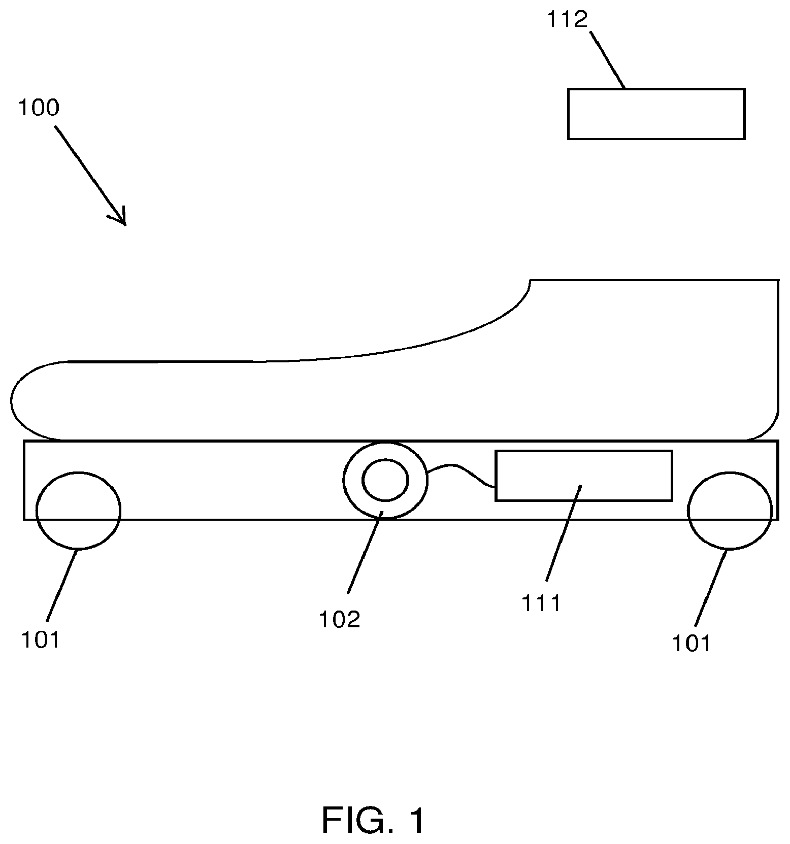 Patent US11772499 Figure 1 – Method and device for control of a mobility device