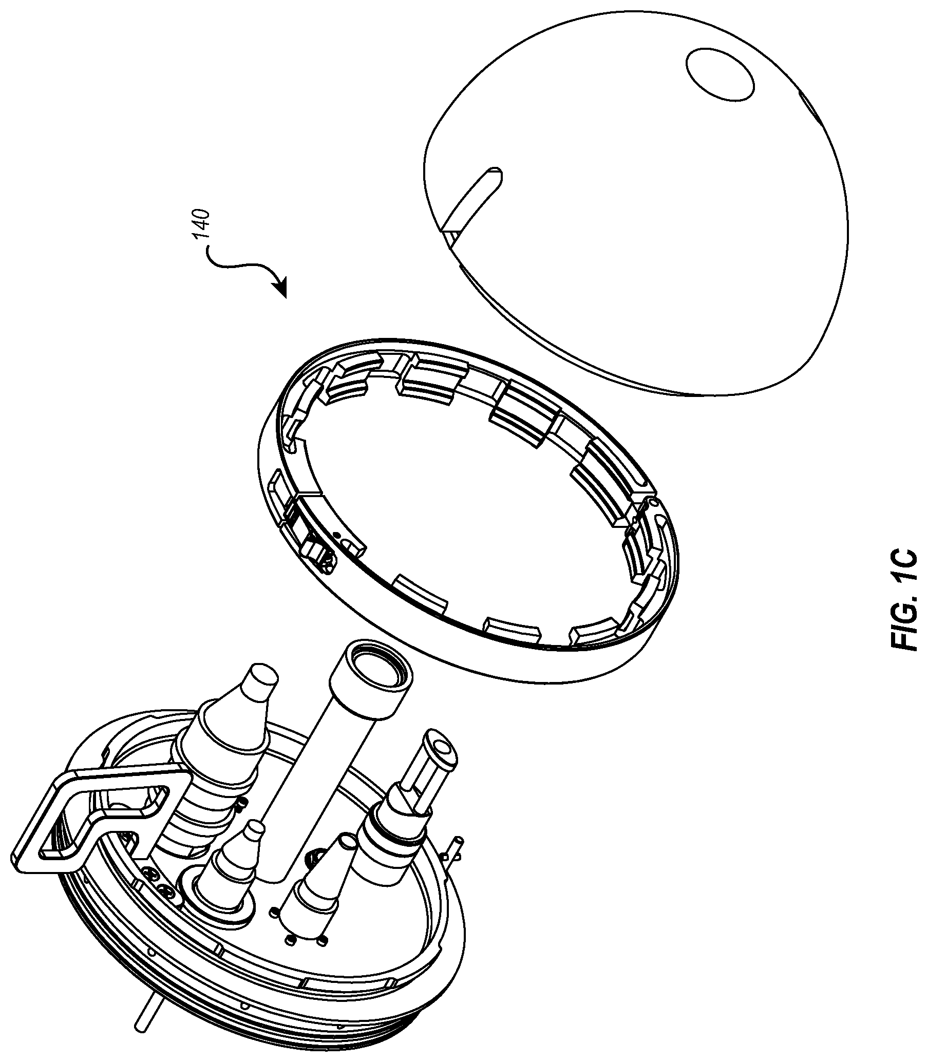 Patent US11772501 Figure 3 – Unmanned undersea vehicle with modular battery system