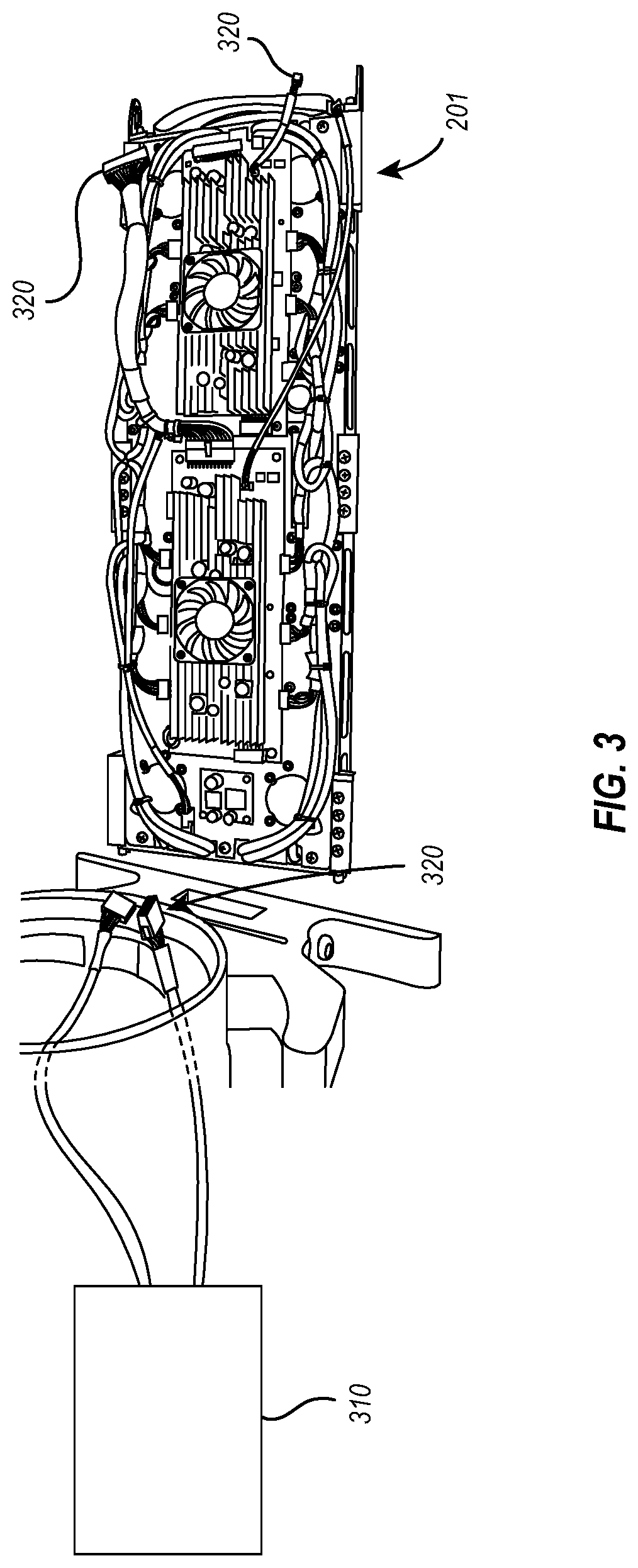 Patent US11772501 Figure 5 – Unmanned undersea vehicle with modular battery system
