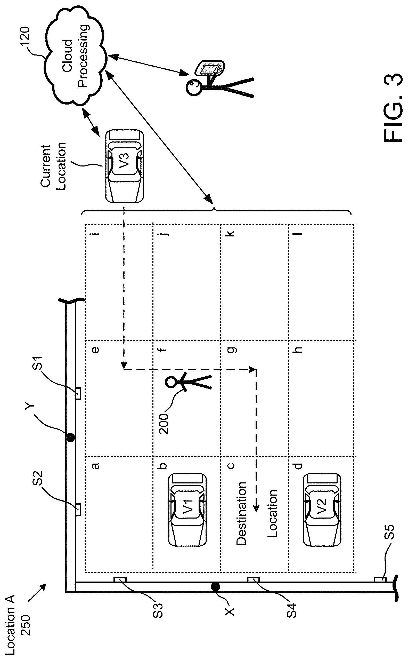Patent US11772502 Figure 3 – Vehicles for driverless self-park