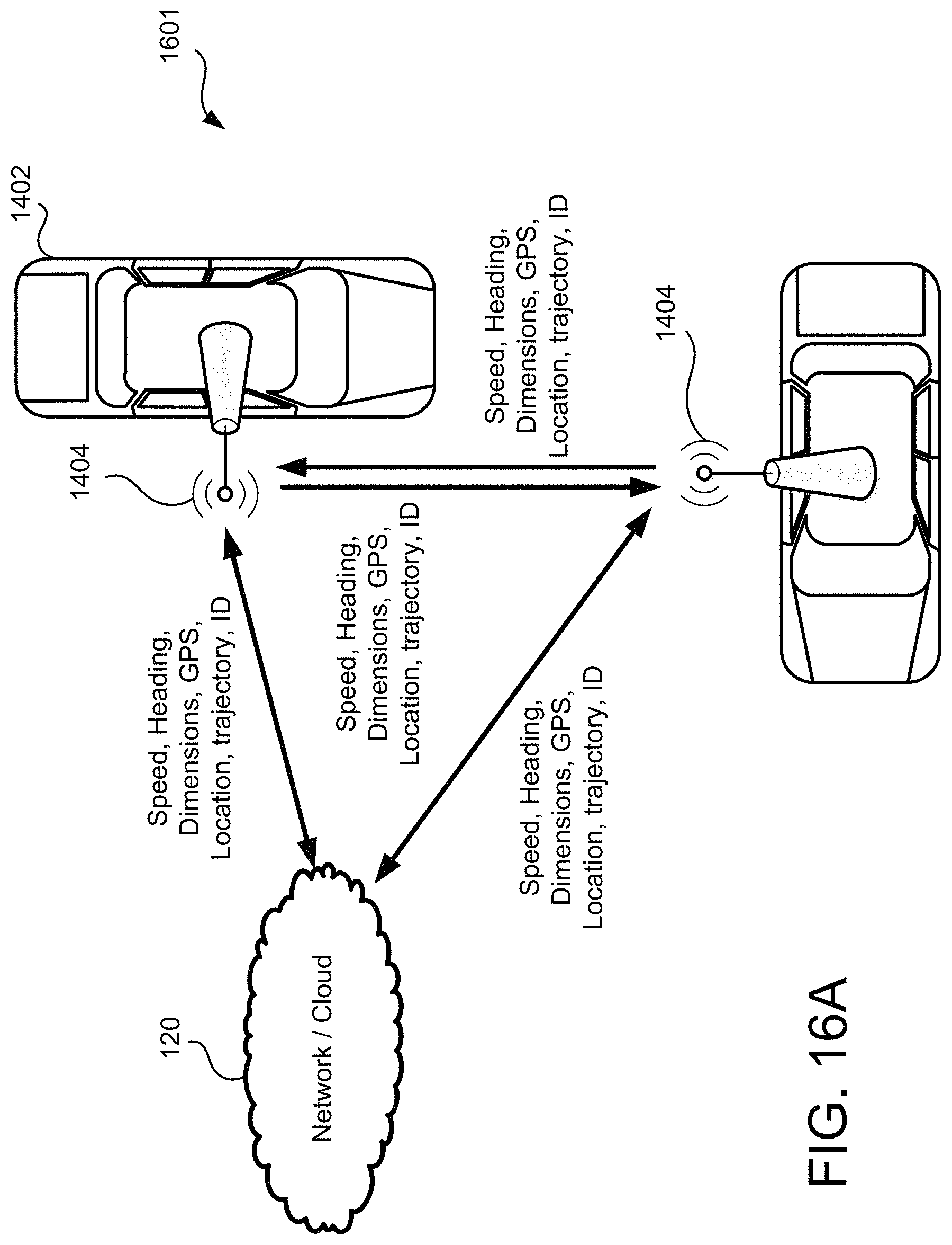 Patent US11772502 Figure 16 – Vehicles for driverless self-park