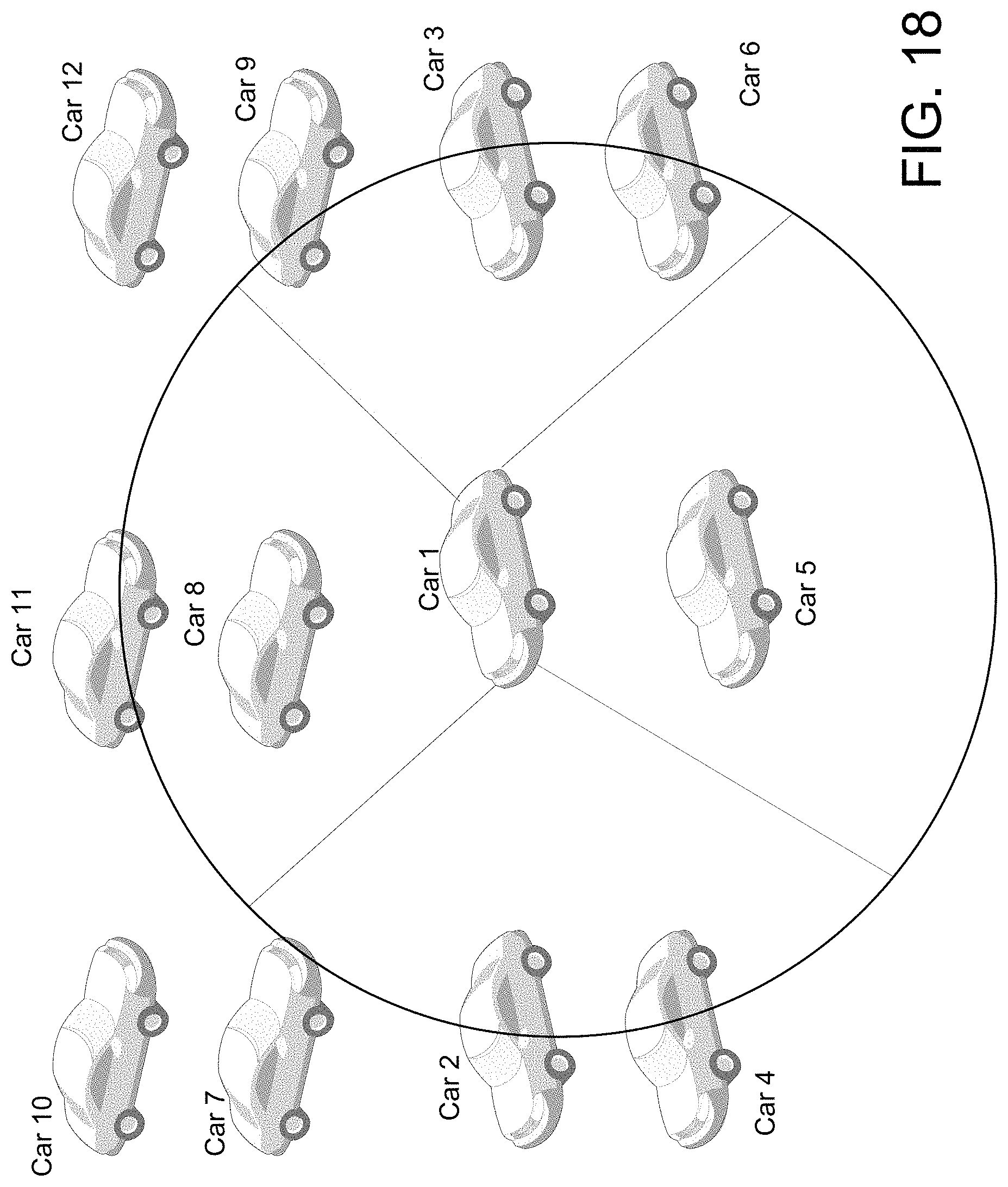 Patent US11772502 Figure 20 – Vehicles for driverless self-park