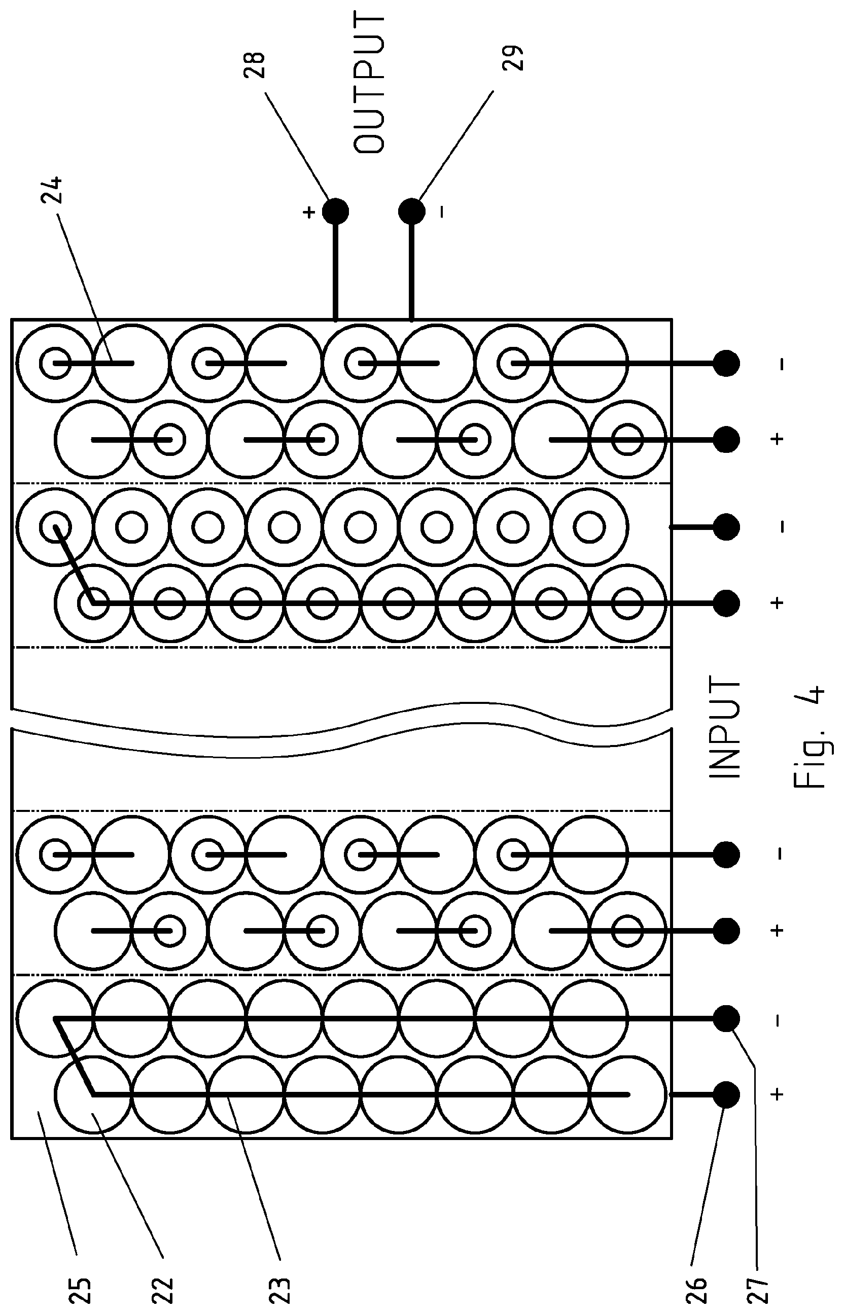 Patent US11772504 Figure 4 – Fast rechargeable battery assembly and recharging equipment