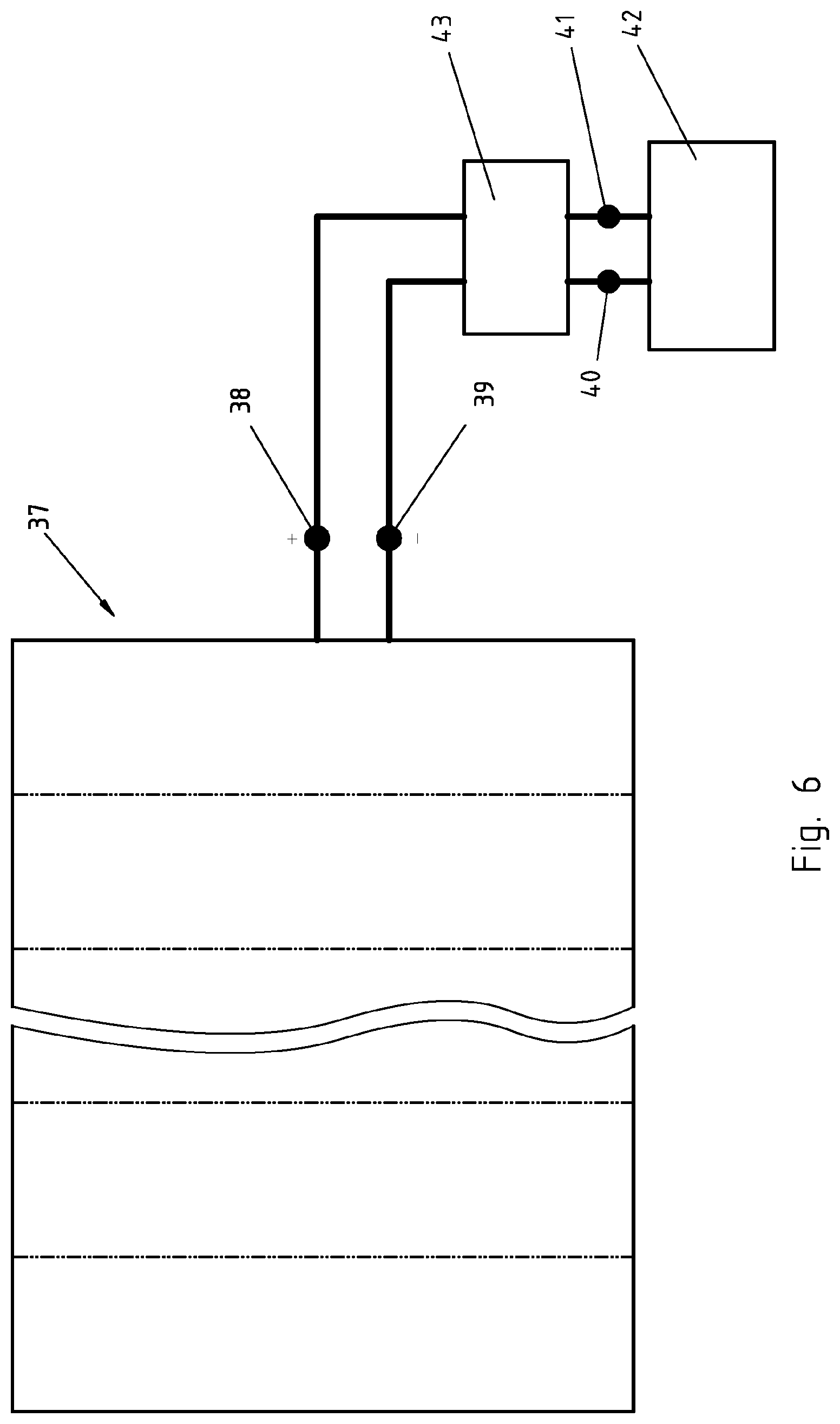 Patent US11772504 Figure 6 – Fast rechargeable battery assembly and recharging equipment