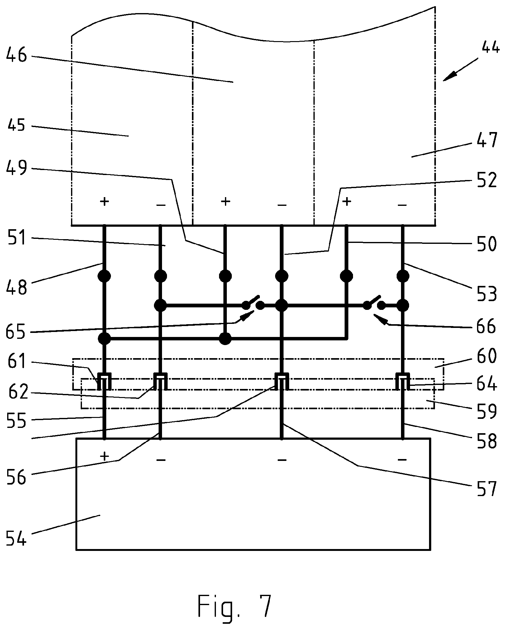 Patent US11772504 Figure 7 – Fast rechargeable battery assembly and recharging equipment