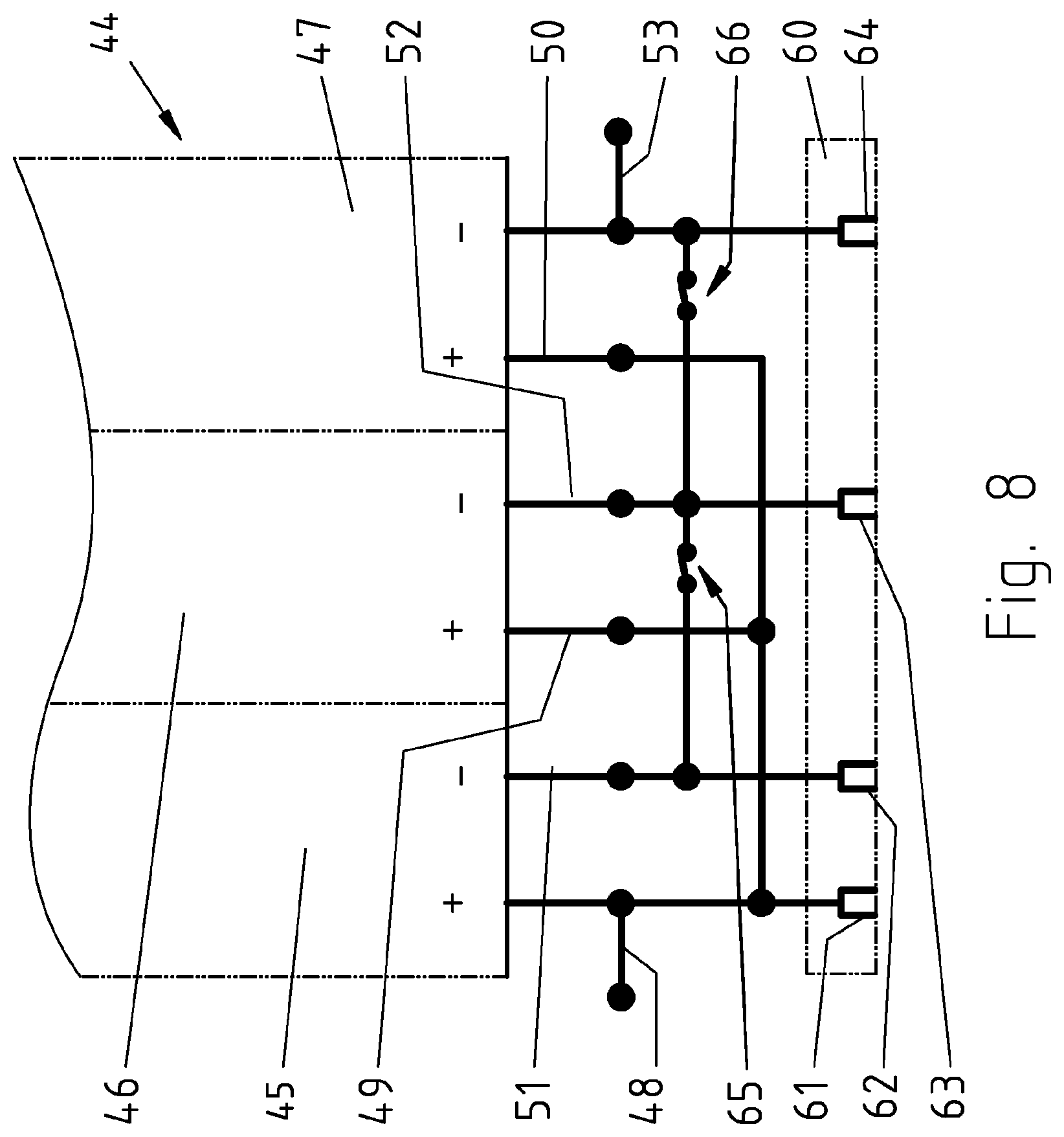 Patent US11772504 Figure 8 – Fast rechargeable battery assembly and recharging equipment
