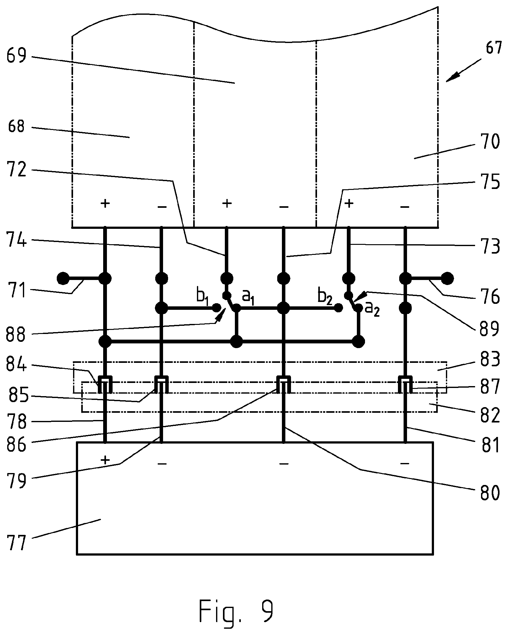 Patent US11772504 Figure 9 – Fast rechargeable battery assembly and recharging equipment