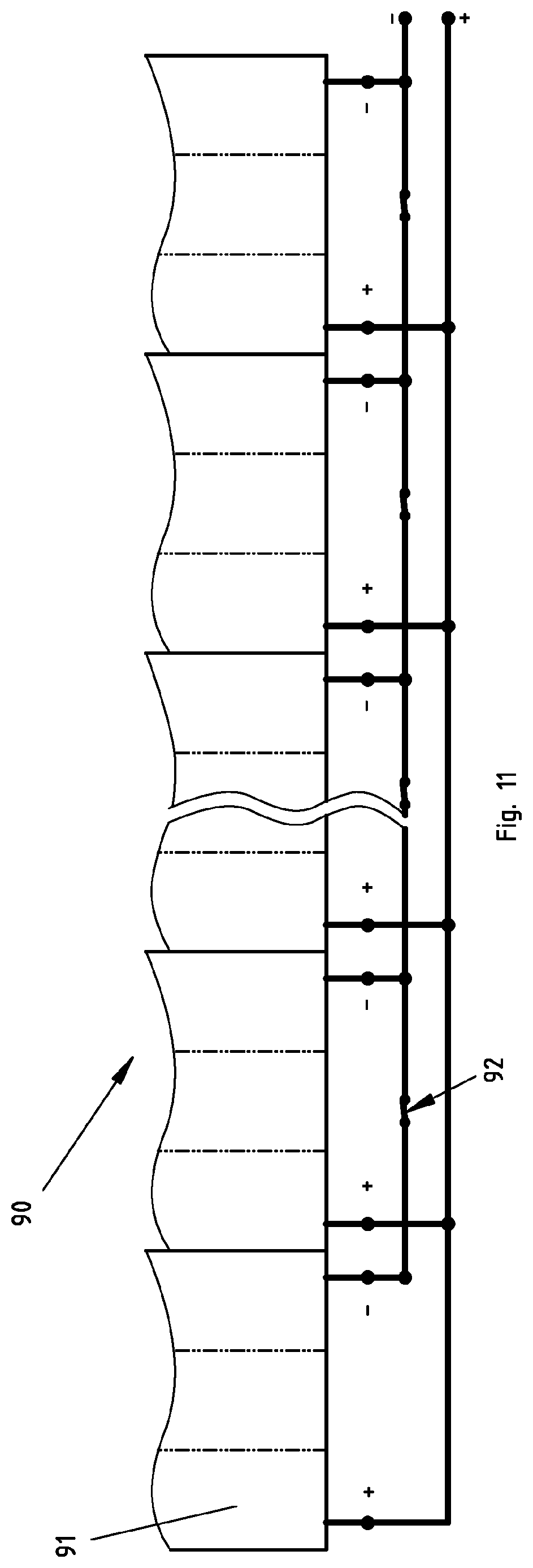 Patent US11772504 Figure 11 – Fast rechargeable battery assembly and recharging equipment