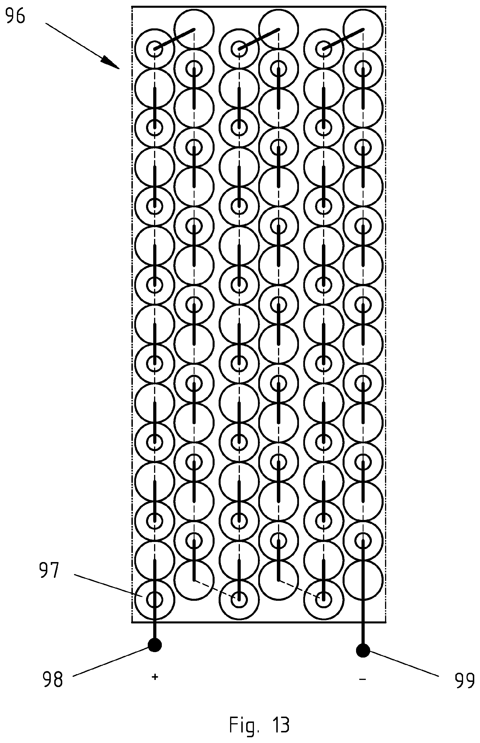 Patent US11772504 Figure 13 – Fast rechargeable battery assembly and recharging equipment