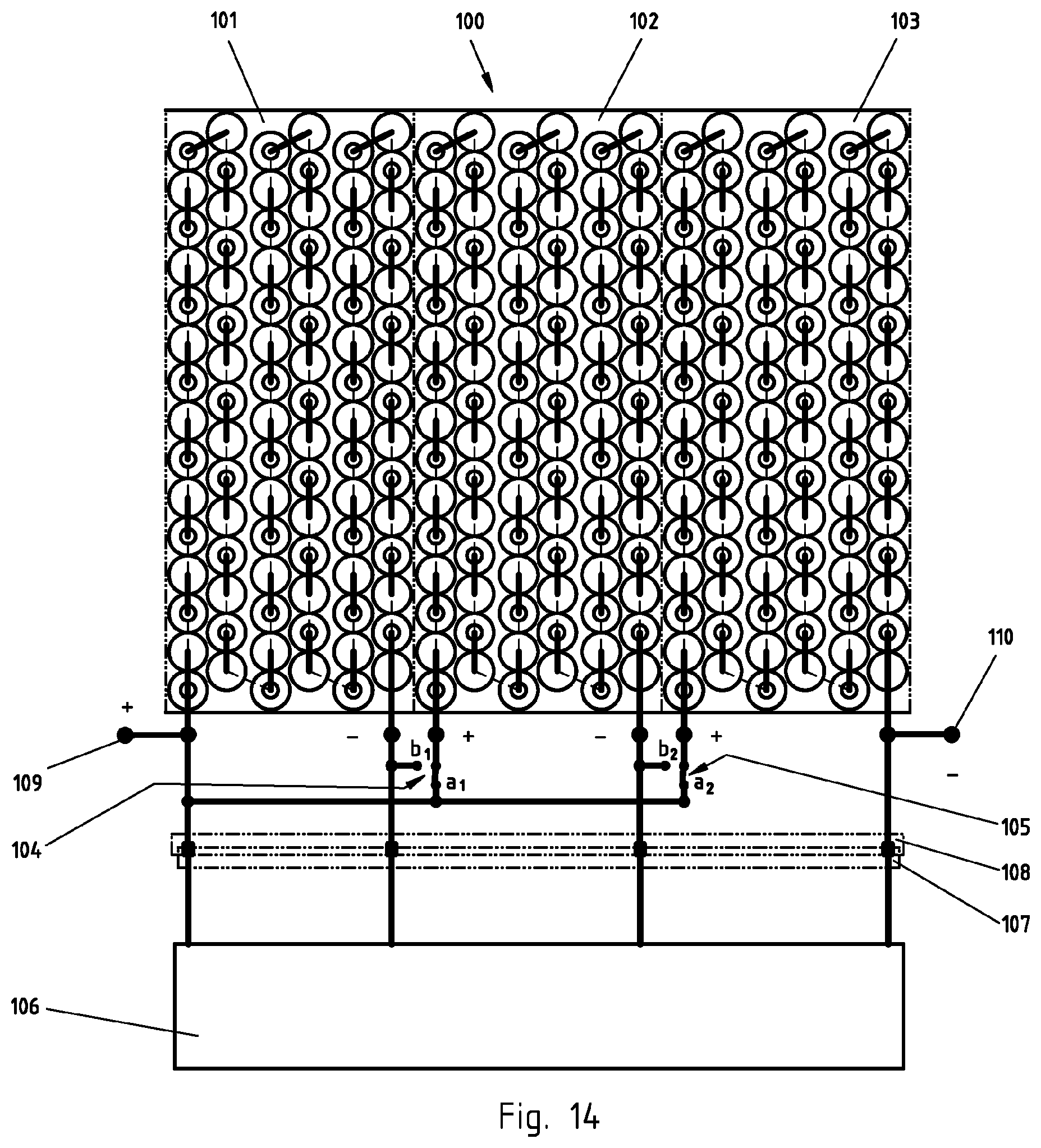 Patent US11772504 Figure 14 – Fast rechargeable battery assembly and recharging equipment