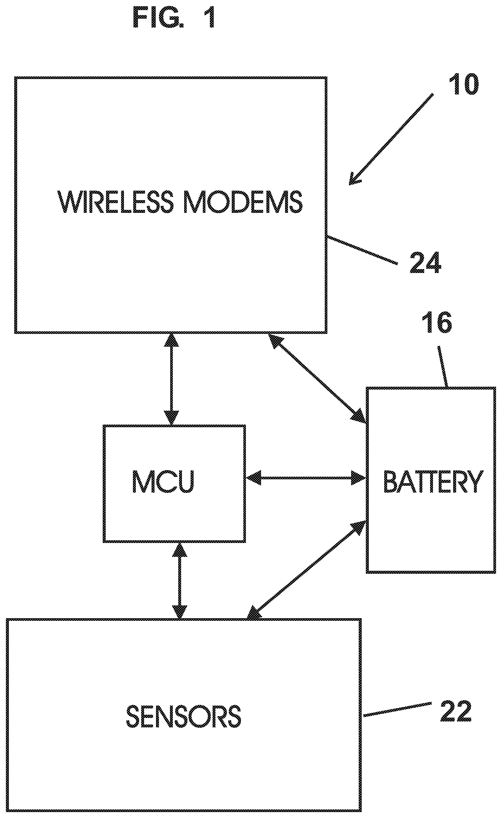 Patent US11772513 Figure 1 – Smart battery communication system for vehicle