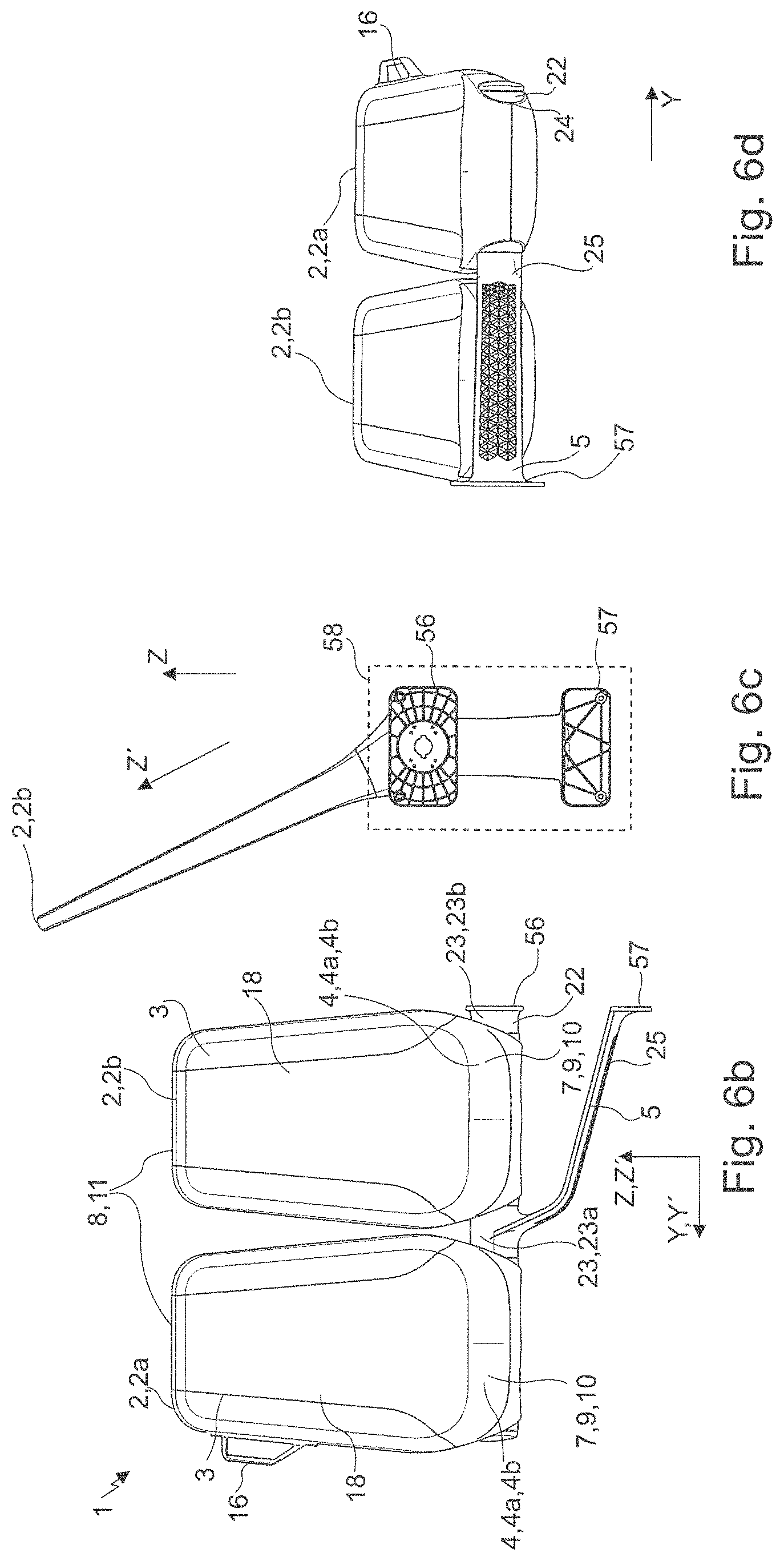 Patent US11772521 Figure 5 – Seat arrangement for a means of transport