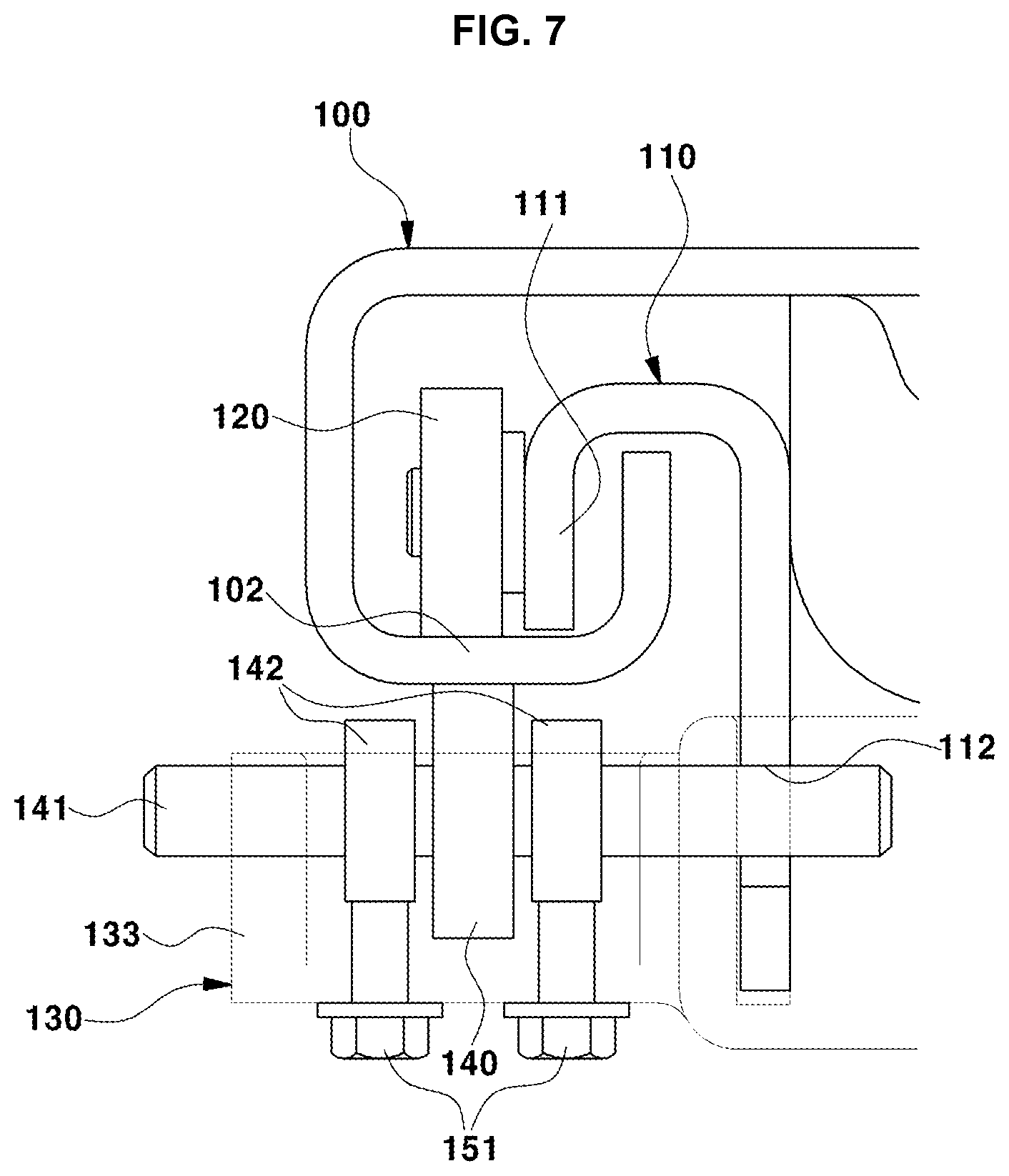 Patent US11772522 Figure 6 – Rail device for vehicle seat