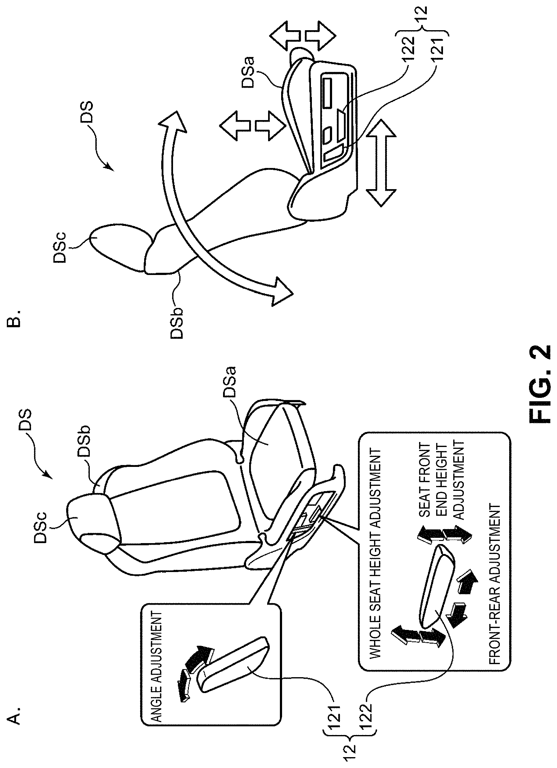 Patent US11772523 Figure 2 – Alighting assistance device and method