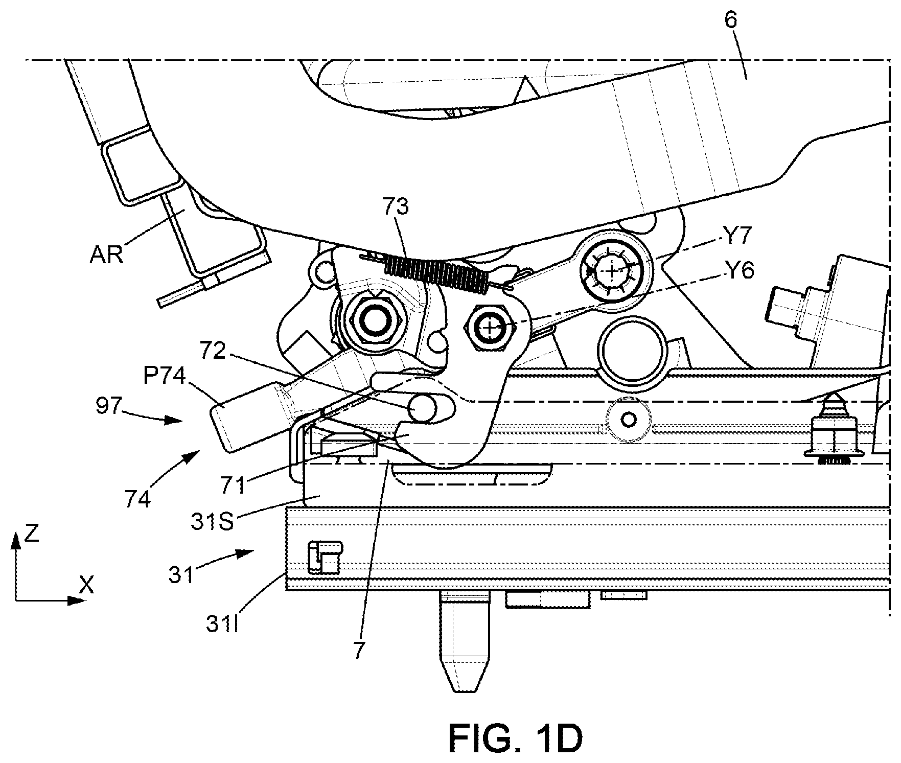 Patent US11772524 Figure 3 – Vehicle seat